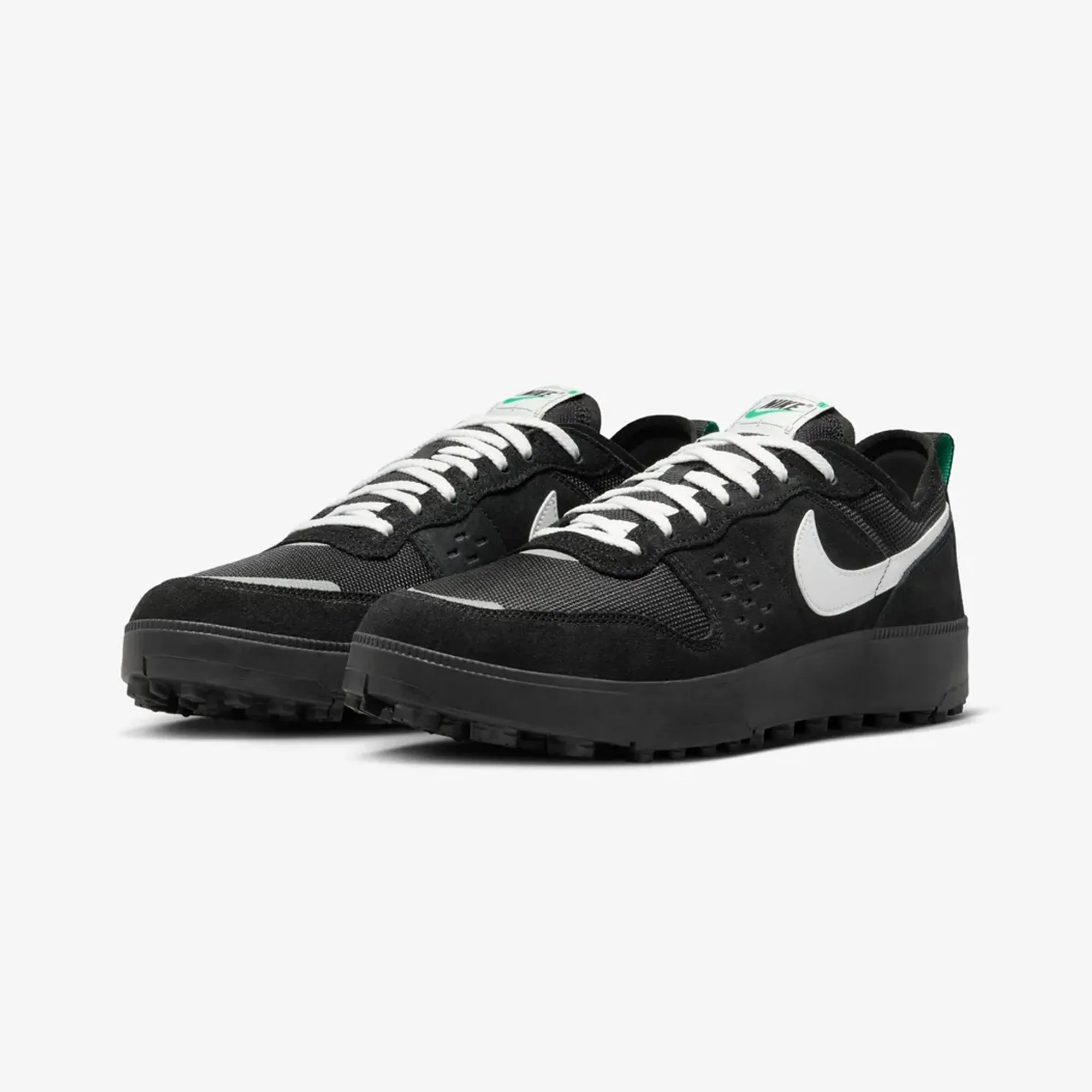 workout wear breathable vents Nike | C1TY { BLACK/SUMMIT WHITE-STADIUM GREEN