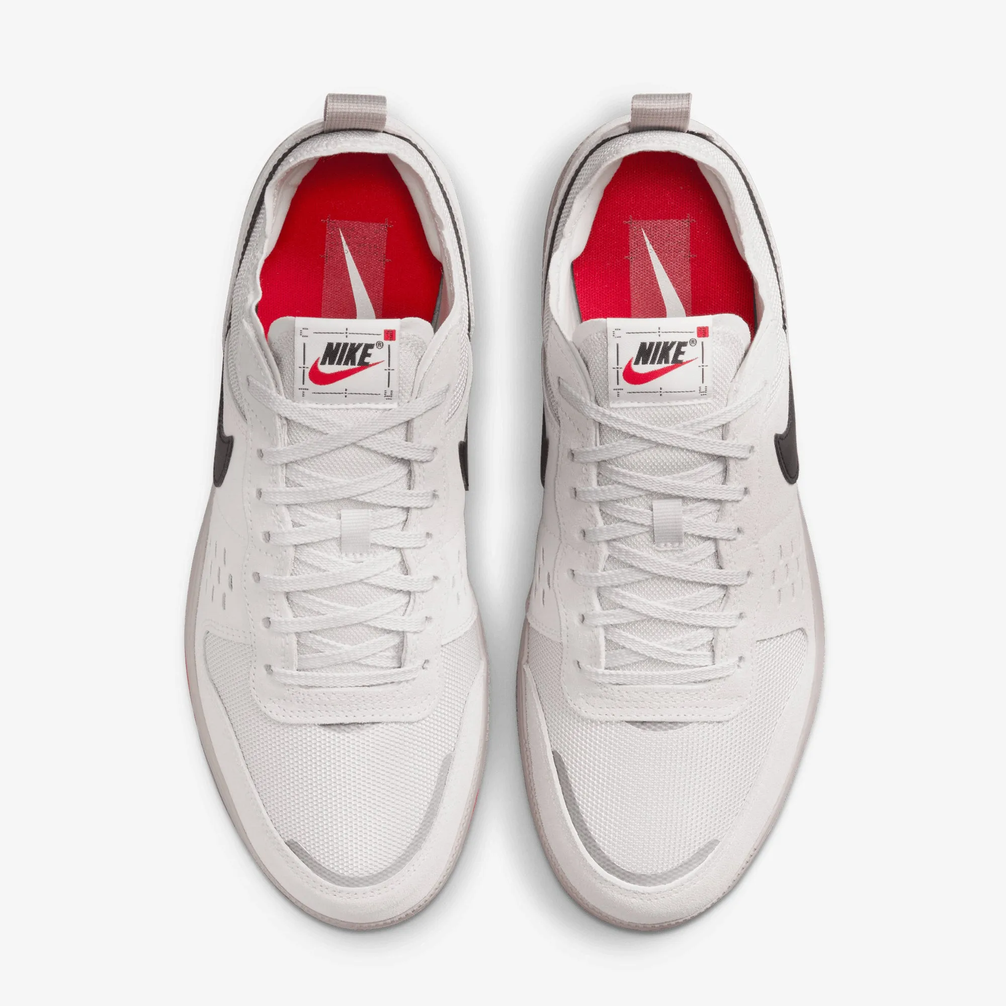 Nike | C1TY { COLLEGE GREY/BLACK-VAST GREY-FIRE RED Precision Fit Engineering