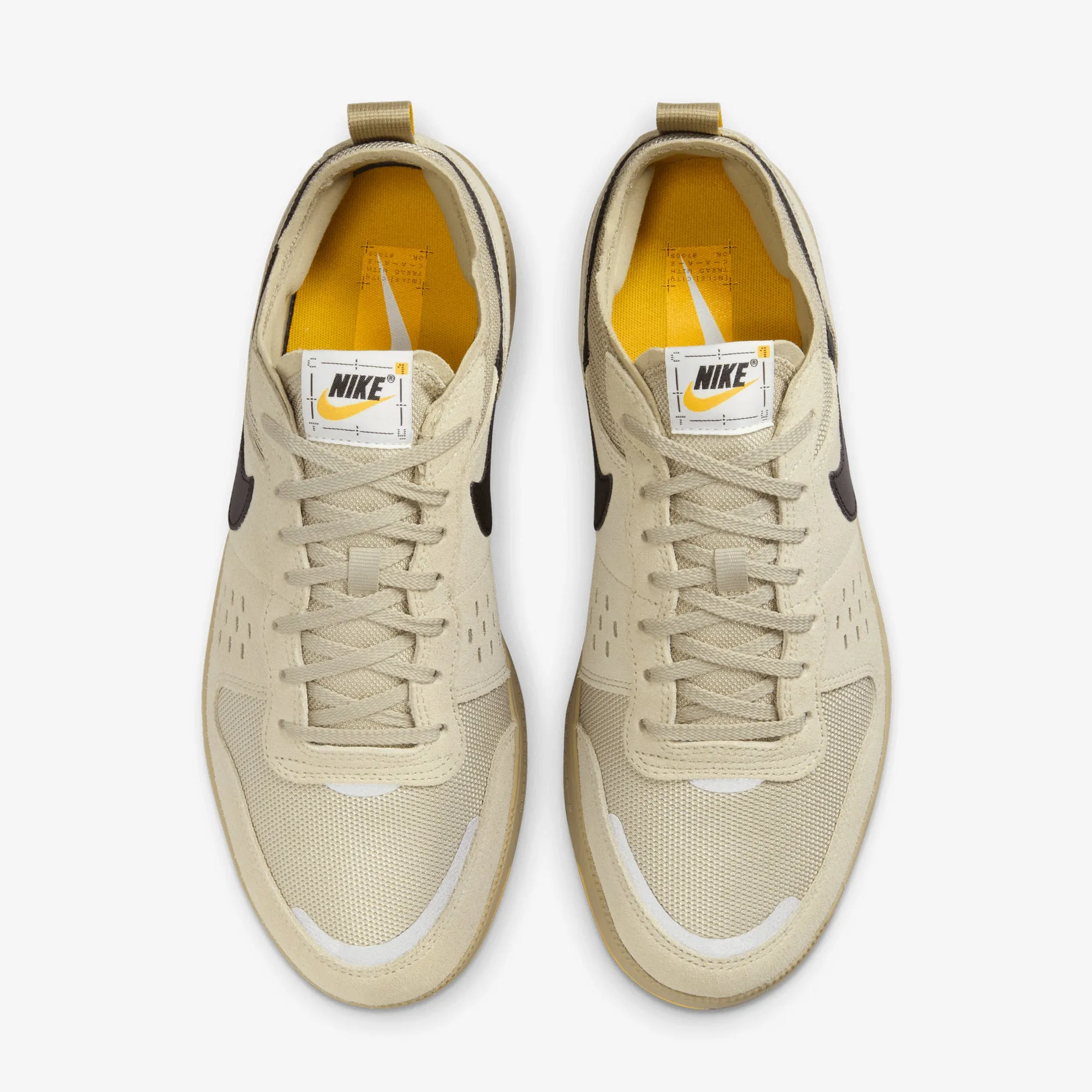 Adjustable Tongue Nike | C1TY { DESERT KHAKI/BLACK-PARACHUTE BEIGE