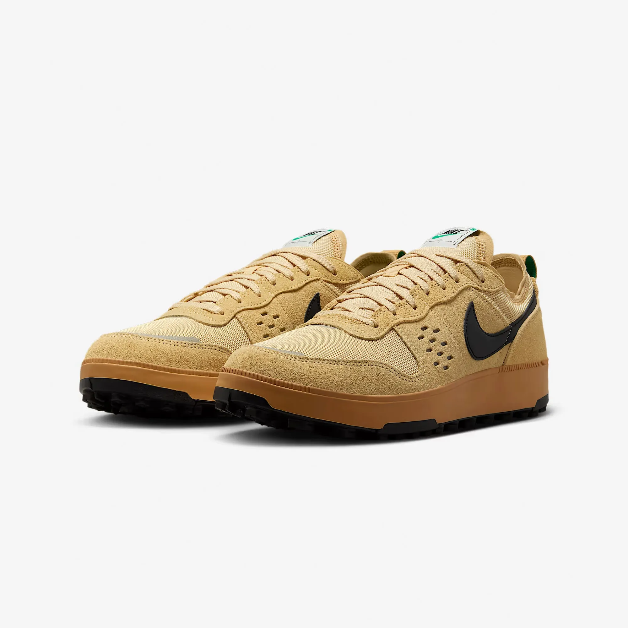 Nike | C1TY "BROWNSTONE" { FLAX/BLACK-SESAME-STADIUM GREEN Athletic Performance Light Step