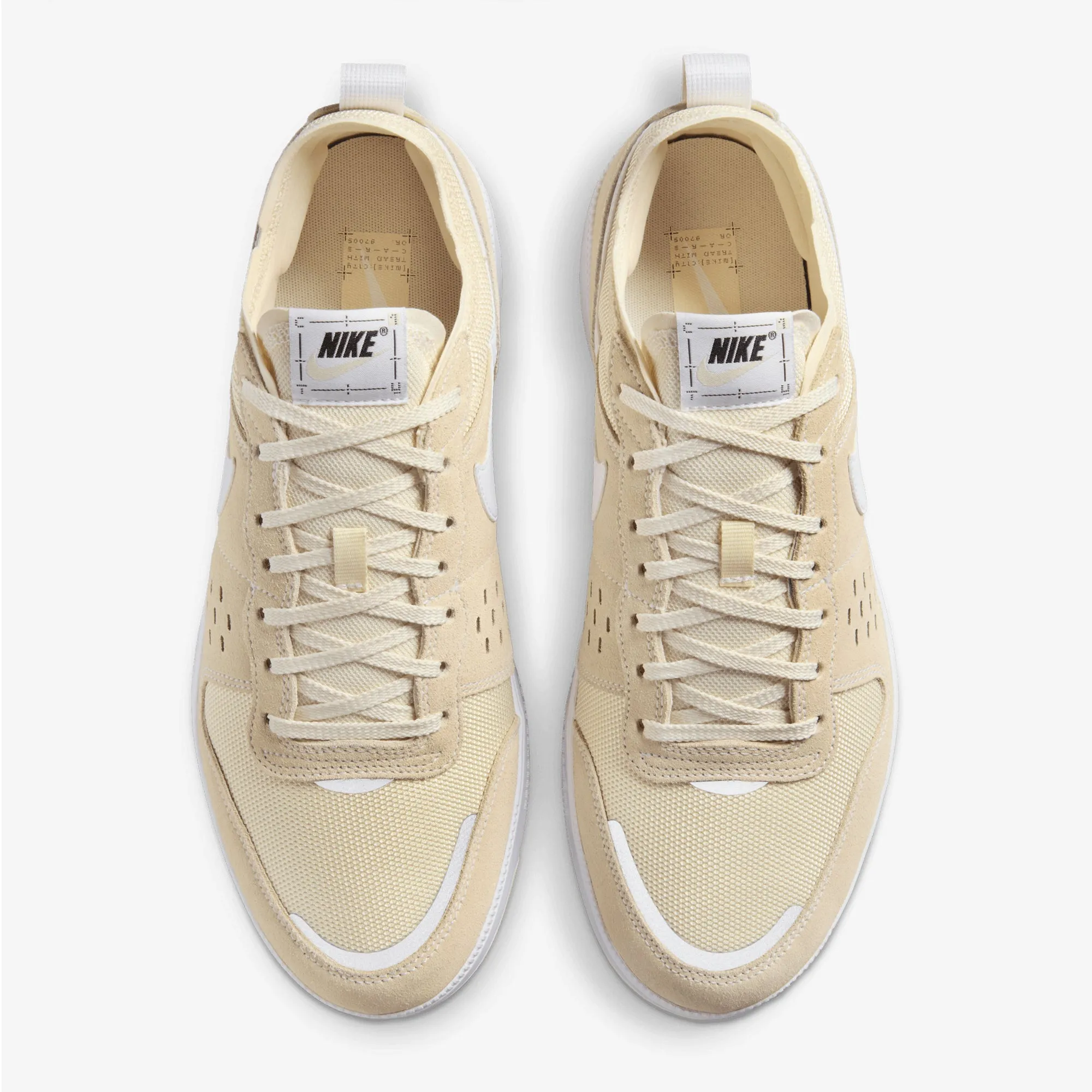 Nike | C1TY "SAND" { MUSLIN/WHITE-BLACK Casual Utility Micro Perforation