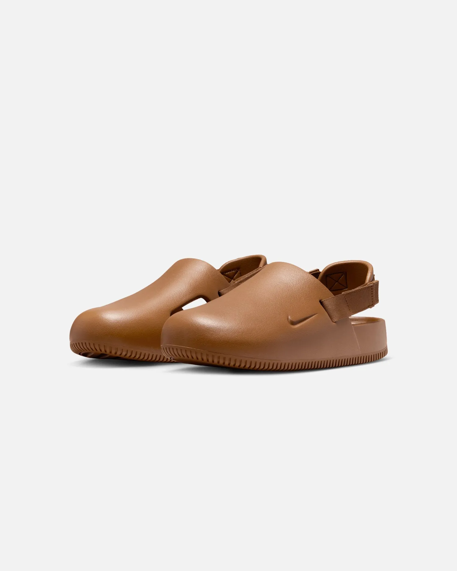 Nike Calm Mule Light British Tan Height Plus Eco Friendly Minimalist Fans