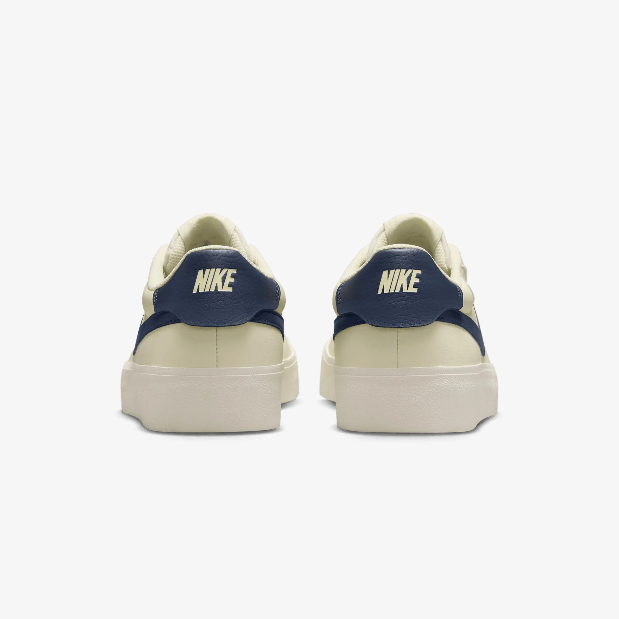 Nike | COURT SHOT { COCONUT MILK/MIDNIGHT NAVY-SAIL Memory Foam