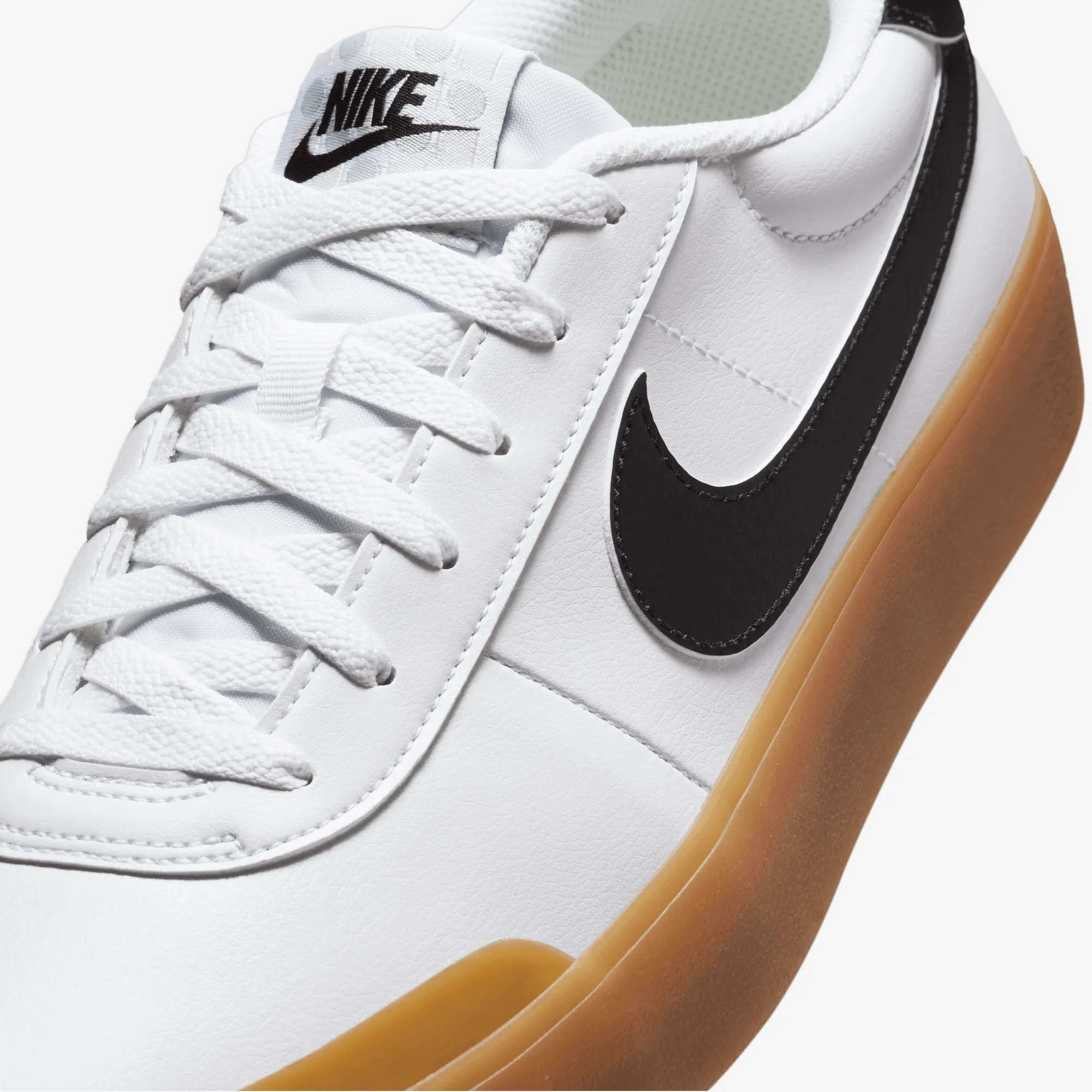 Ready For Action Nike | COURT SHOT { WHITE/BLACK-GUM LIGHT BROWN