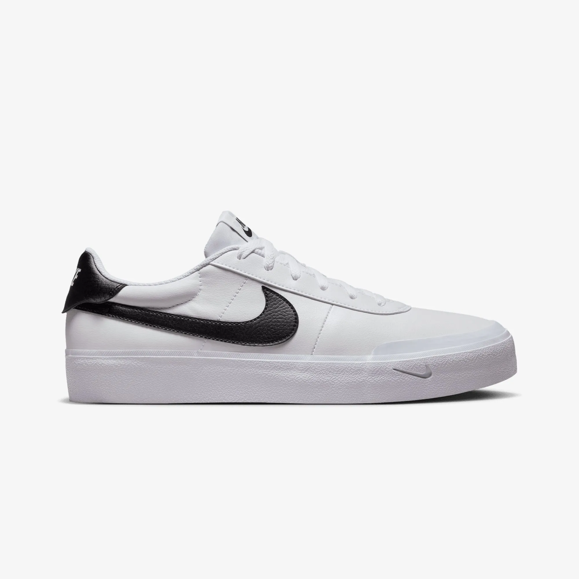 Nike | COURT SHOT { WHITE/BLACK Breathability Enhanced Soft Traction