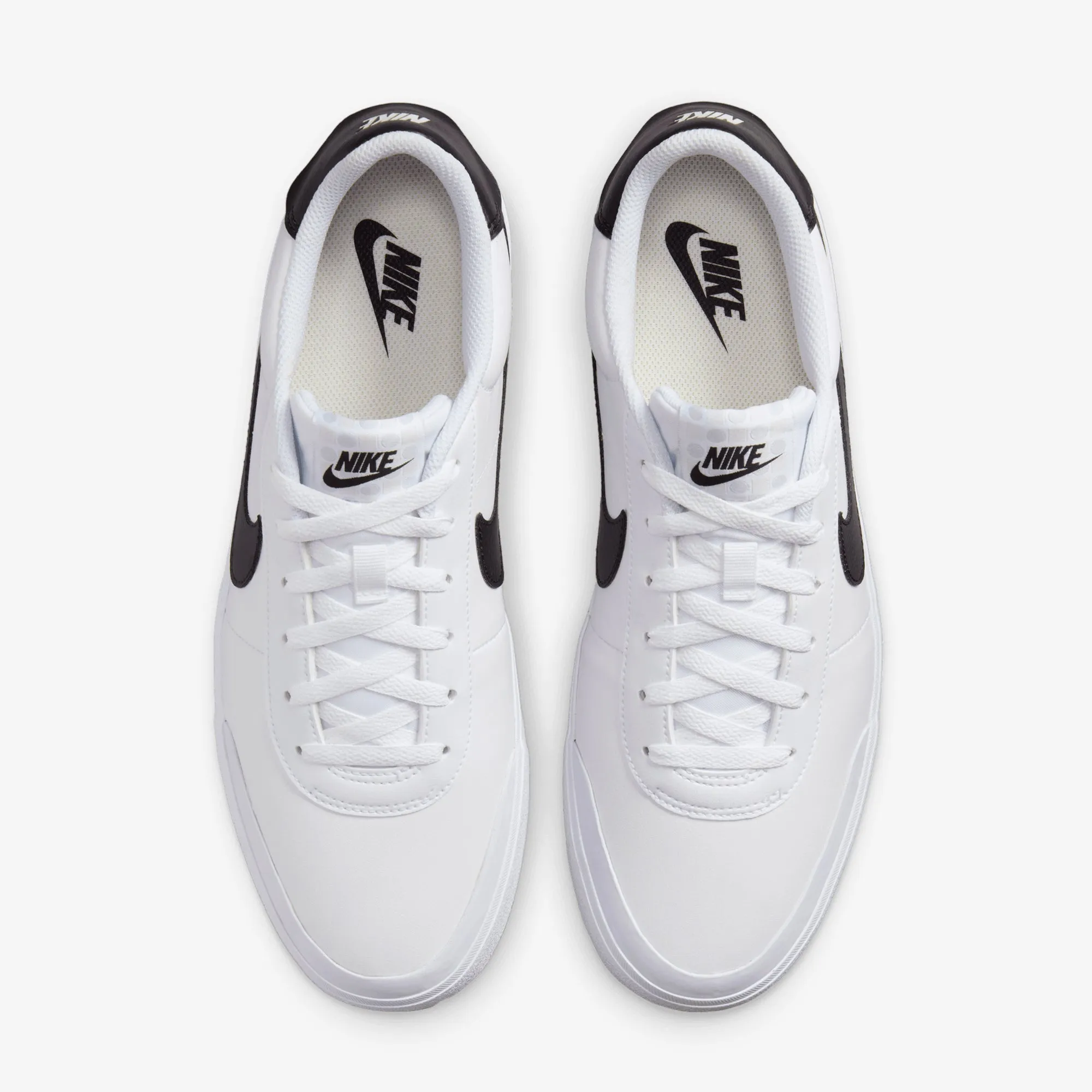 Day-Long Comfort Fit Light Nike | COURT SHOT { WHITE/BLACK