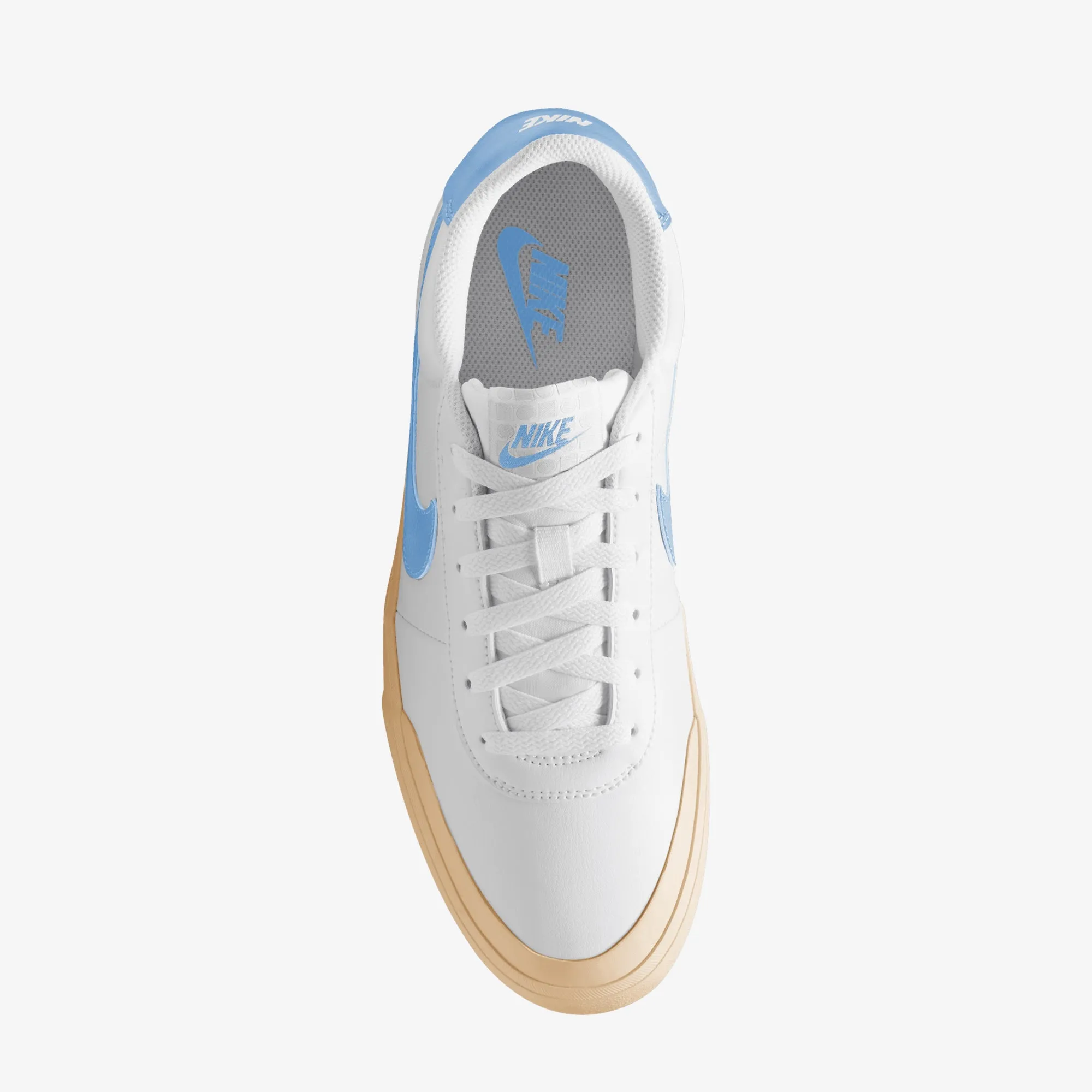 Shock Vibe Nike | COURT SHOT { WHITE/PSYCHIC BLUE-GUM YELLOW