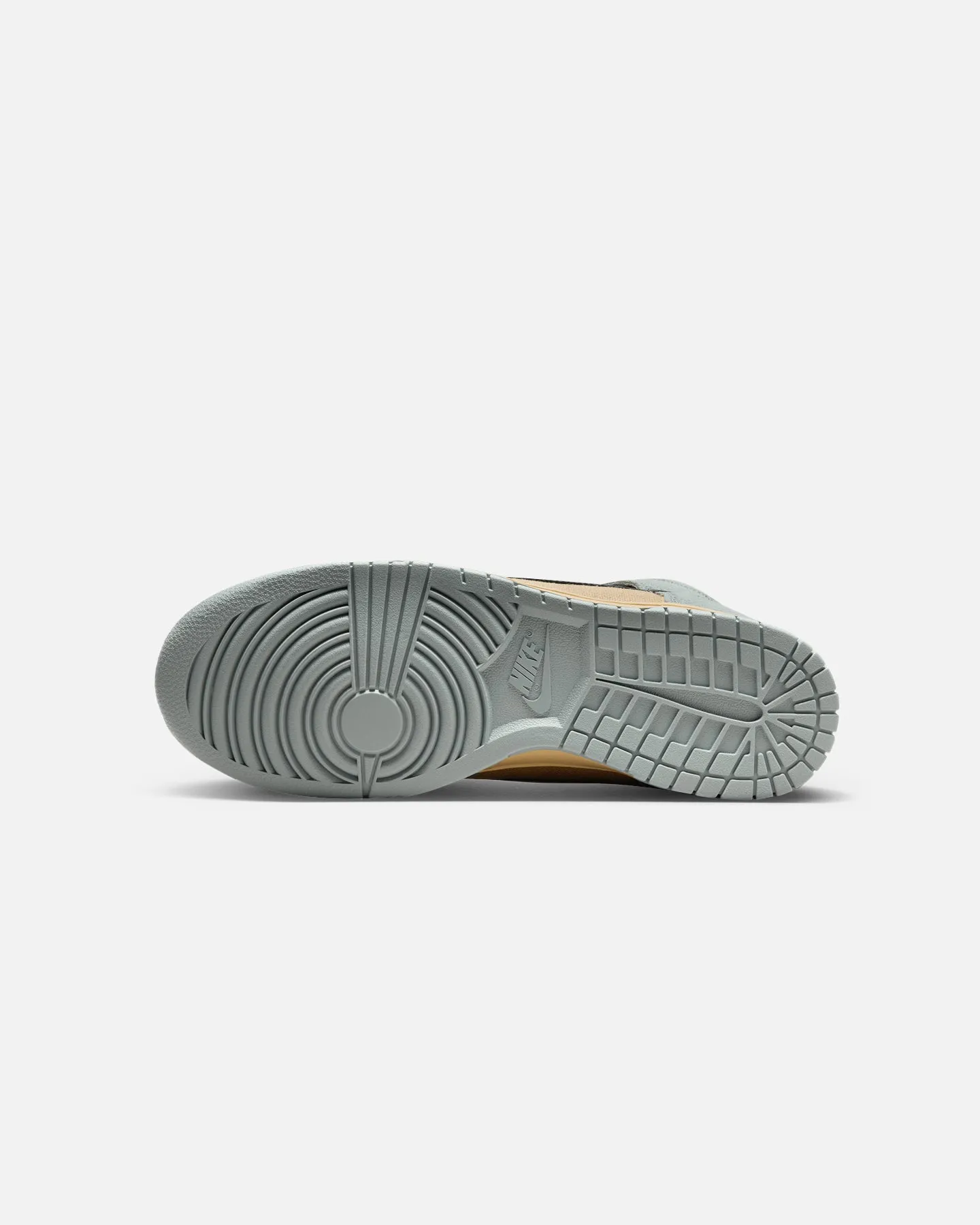 Road Long Shiny Tone Nike Dunk Hi Retro SE "Hemp Hoops" Grain/Black