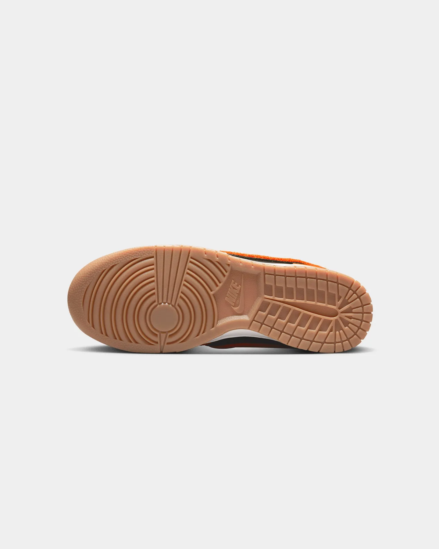 Stretchable Nike Dunk Hi Retro University "Chenille Swoosh" Black/Safety Orange