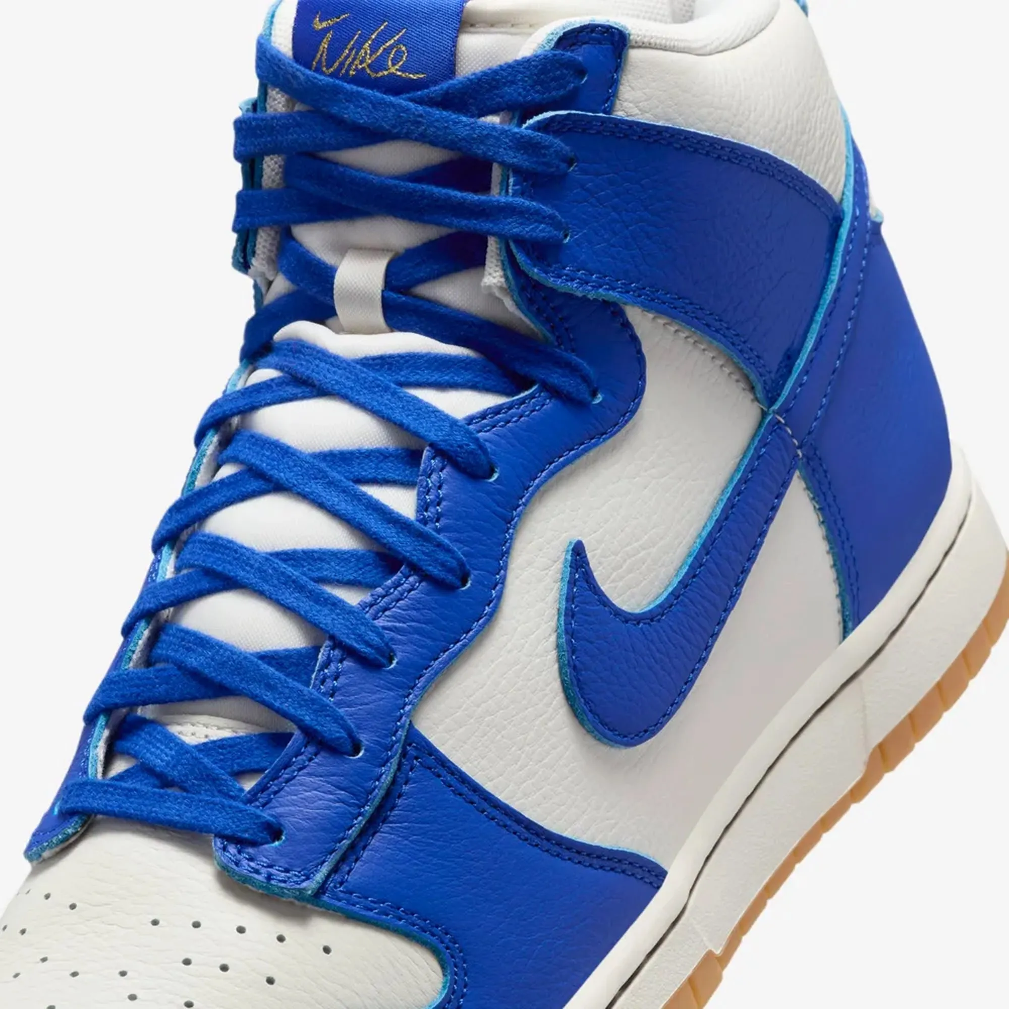 NIKE | DUNK HIGH RETRO SE { PHANTOM/RACER BLUE-PALE IVORY-GUM YELLOW On-the-Go Wear