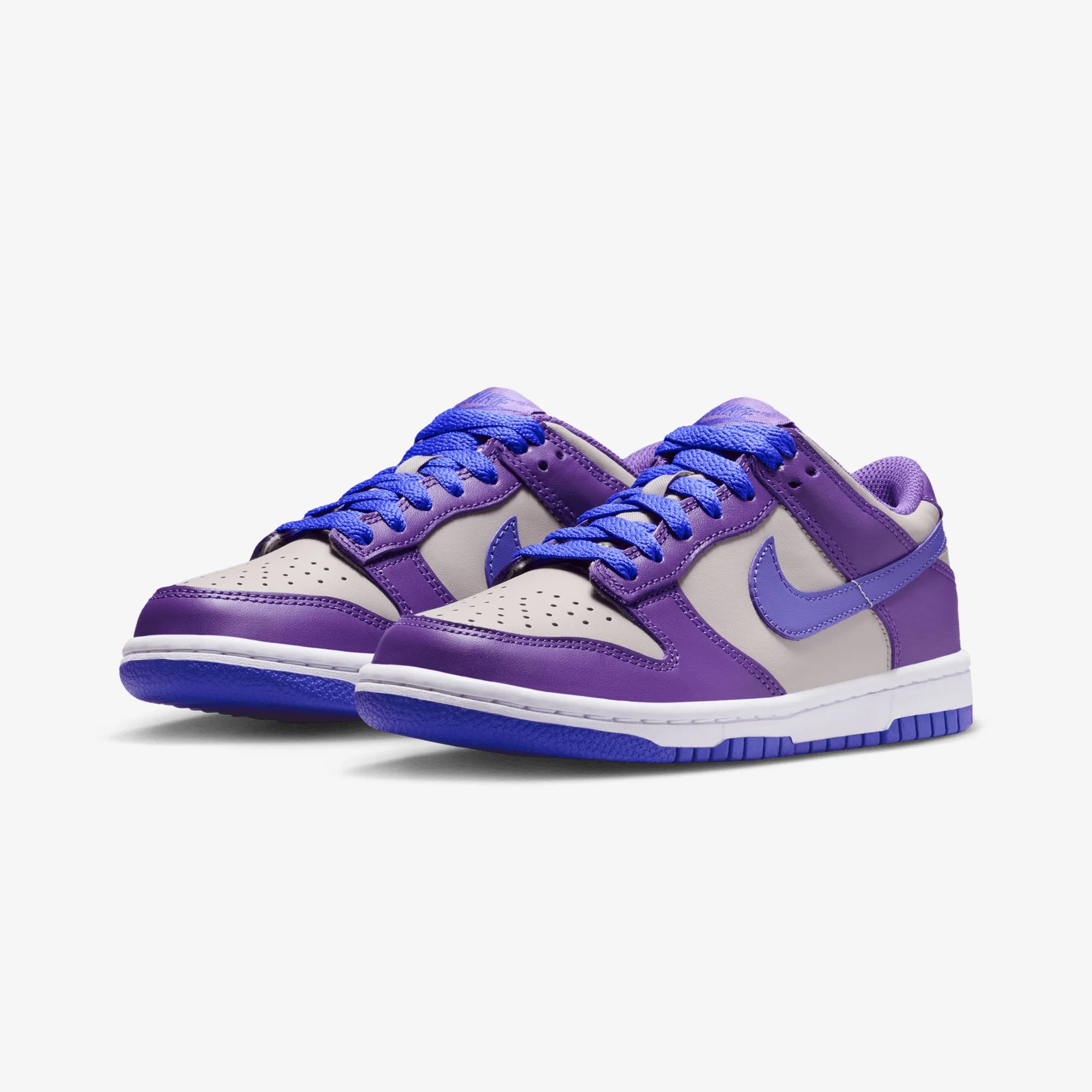 Hyper Compression Molding Nike | DUNK LOW { COLLEGE GREY/PERSIAN VIOLET-WILD GRAPE
