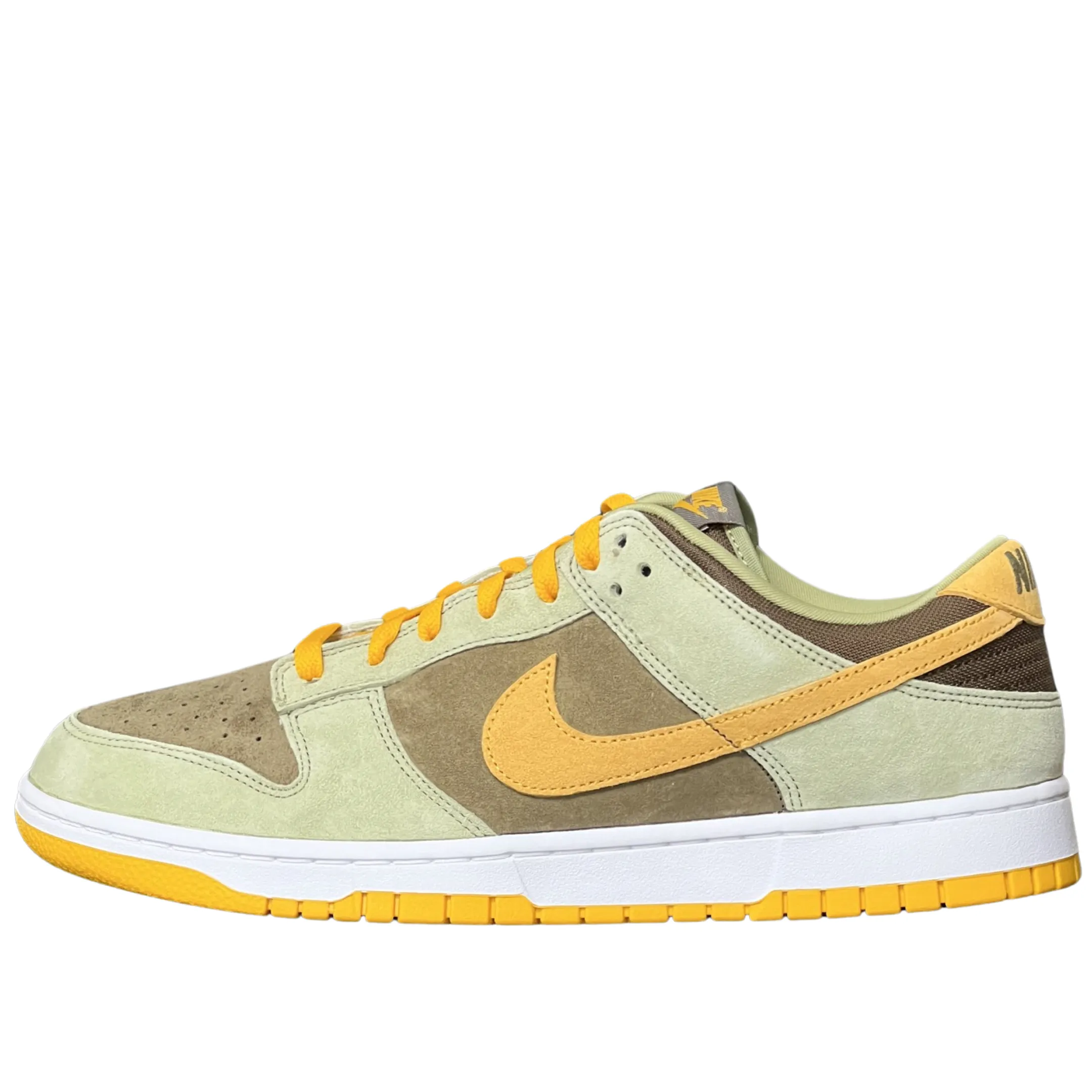 Recycled Material Tear Resistant Mesh Nike Dunk Low Dusty Olive