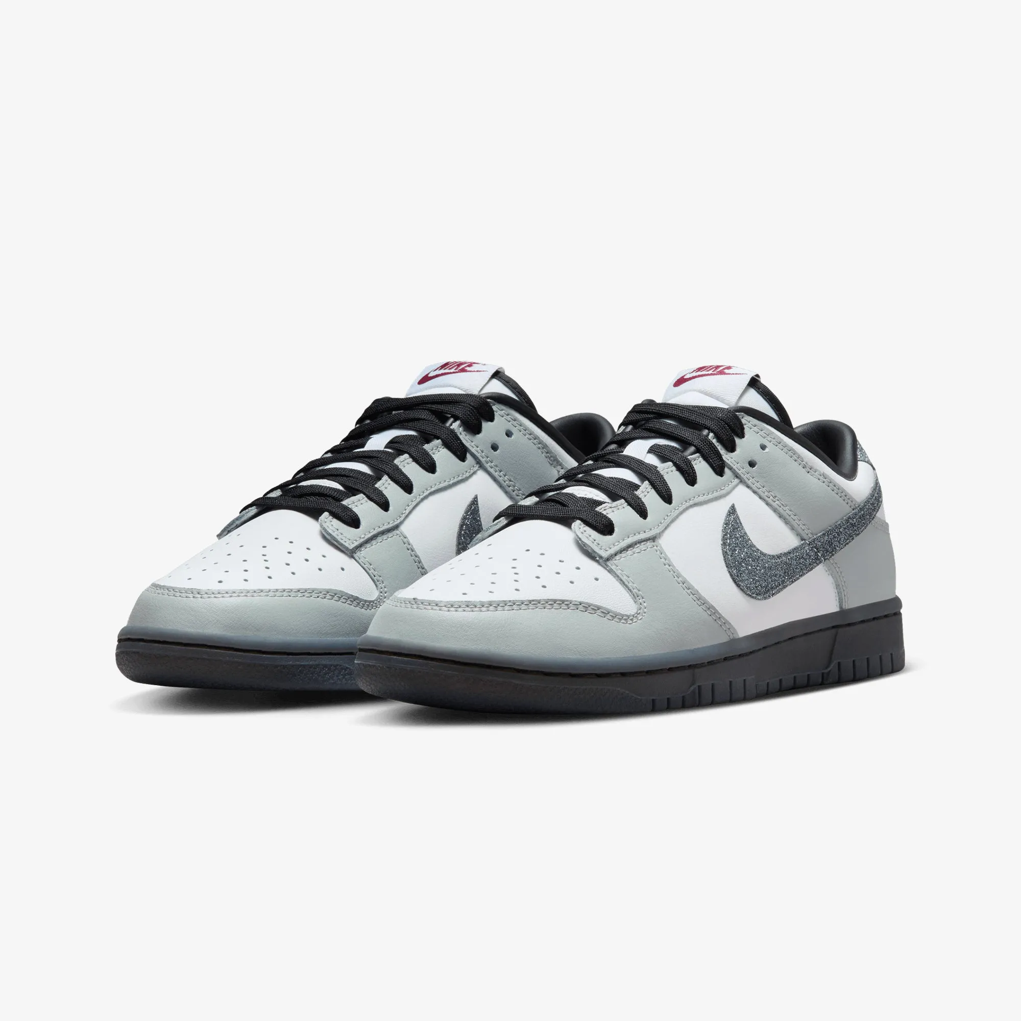 NIKE | DUNK LOW LX { WHITE/MULTI-COLOR-WHITE-LT SMOKE GREY Breathe Easy