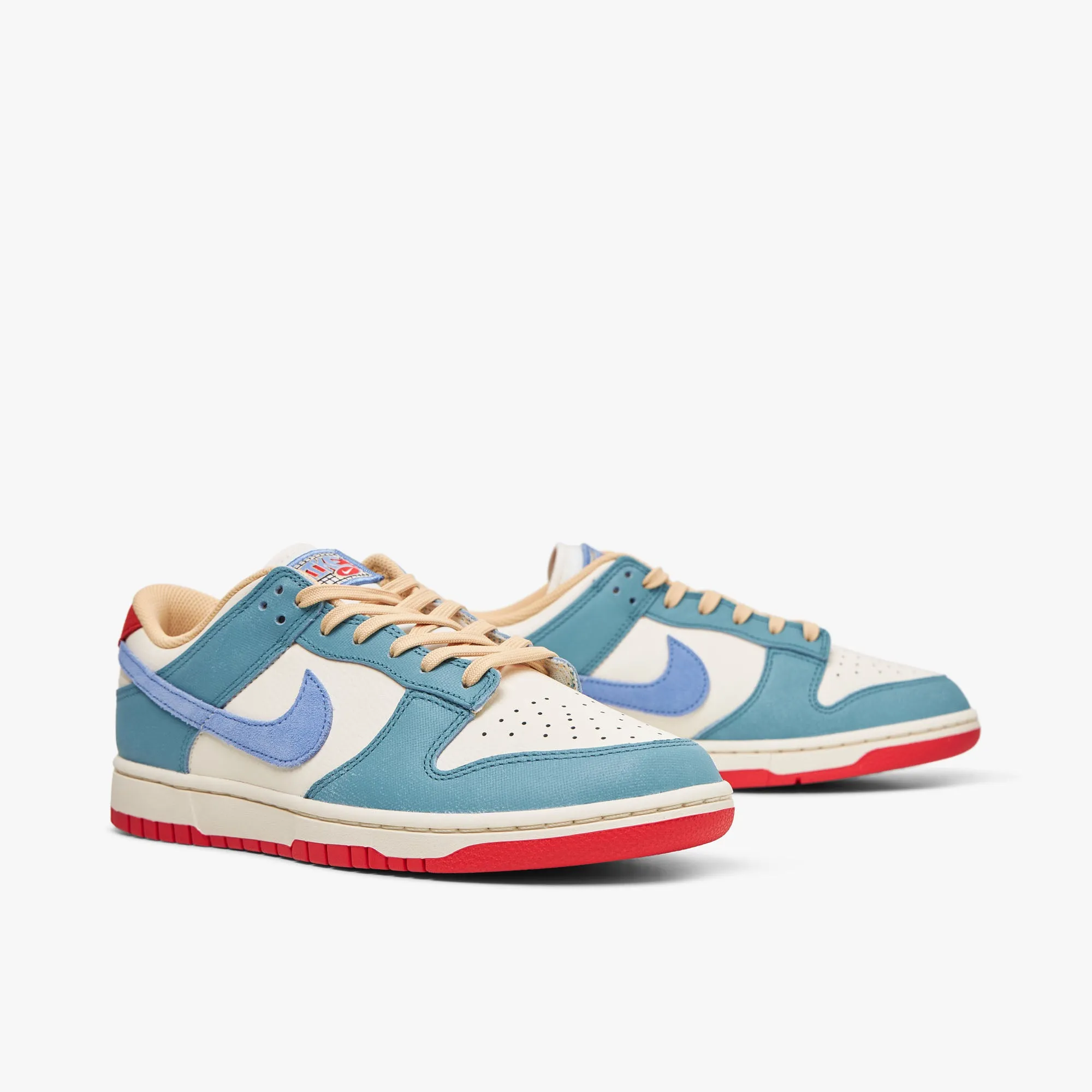 Easy   To   Wear Nike Dunk Low PRM Pale Ivory / Royal Pulse - Denim Turqoise
