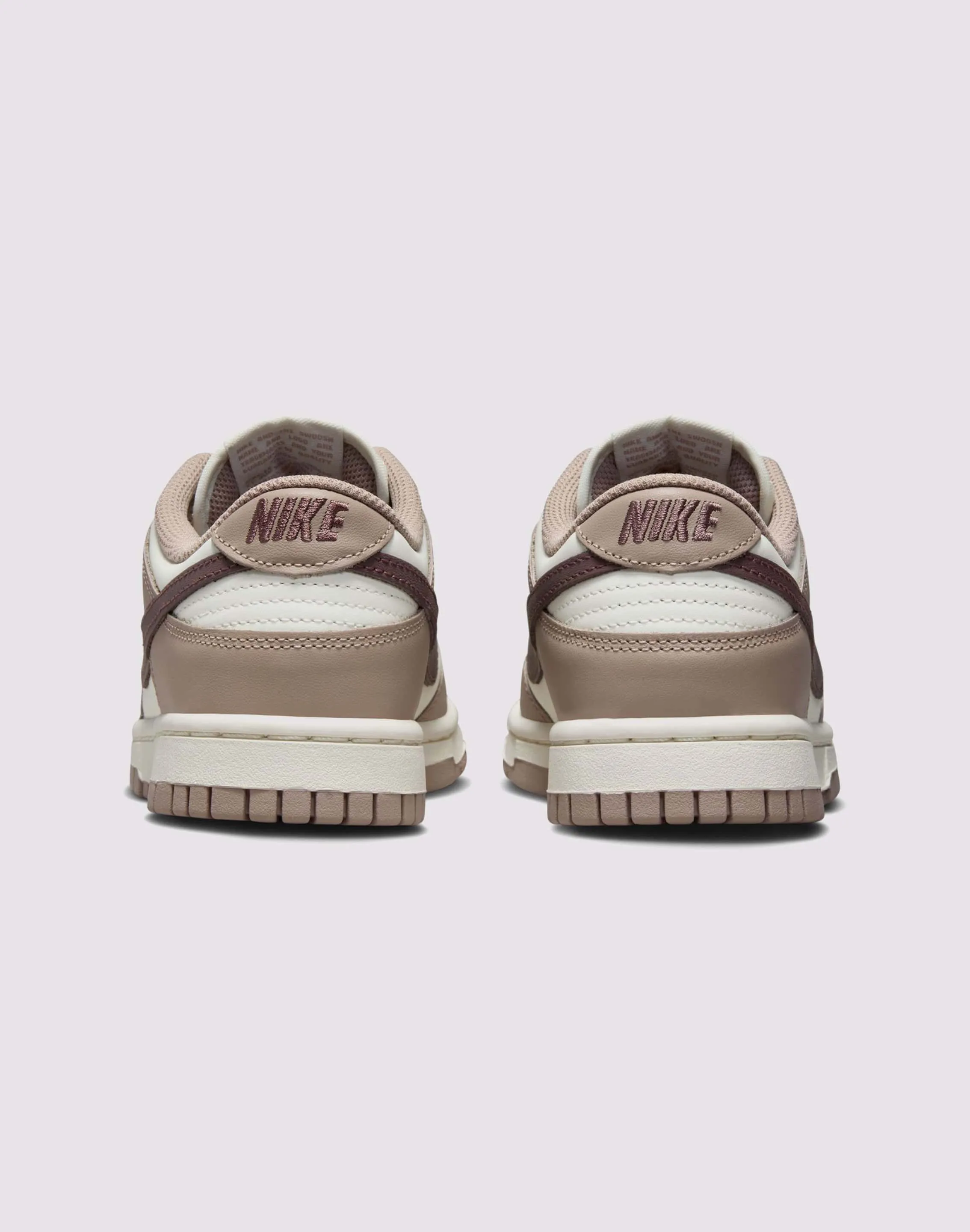 Nike Dunk Low "Sail/Plum Eclipse/Diffused Taupe" Reinforced heel
