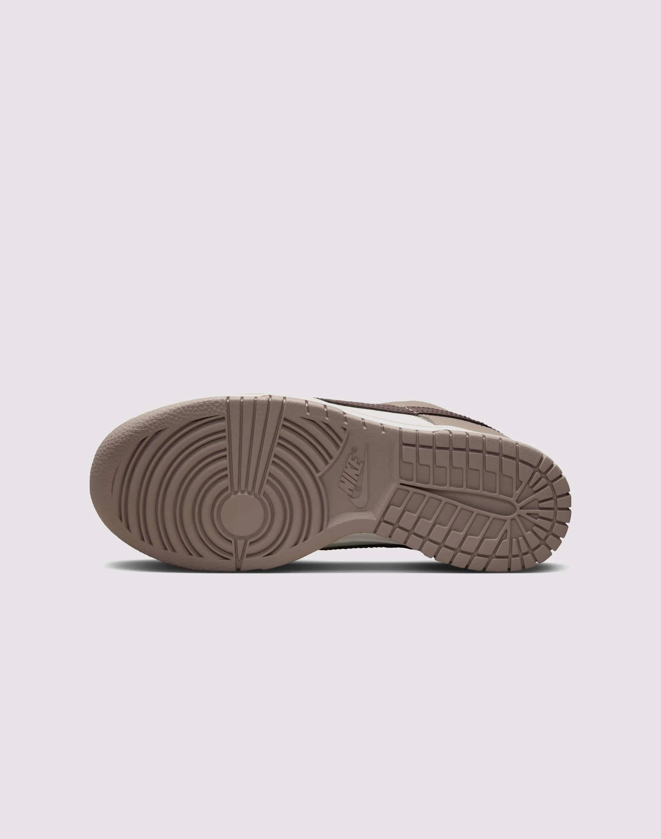 Nike Dunk Low "Sail/Plum Eclipse/Diffused Taupe" Responsive Heel Zone Sneakers Breathability