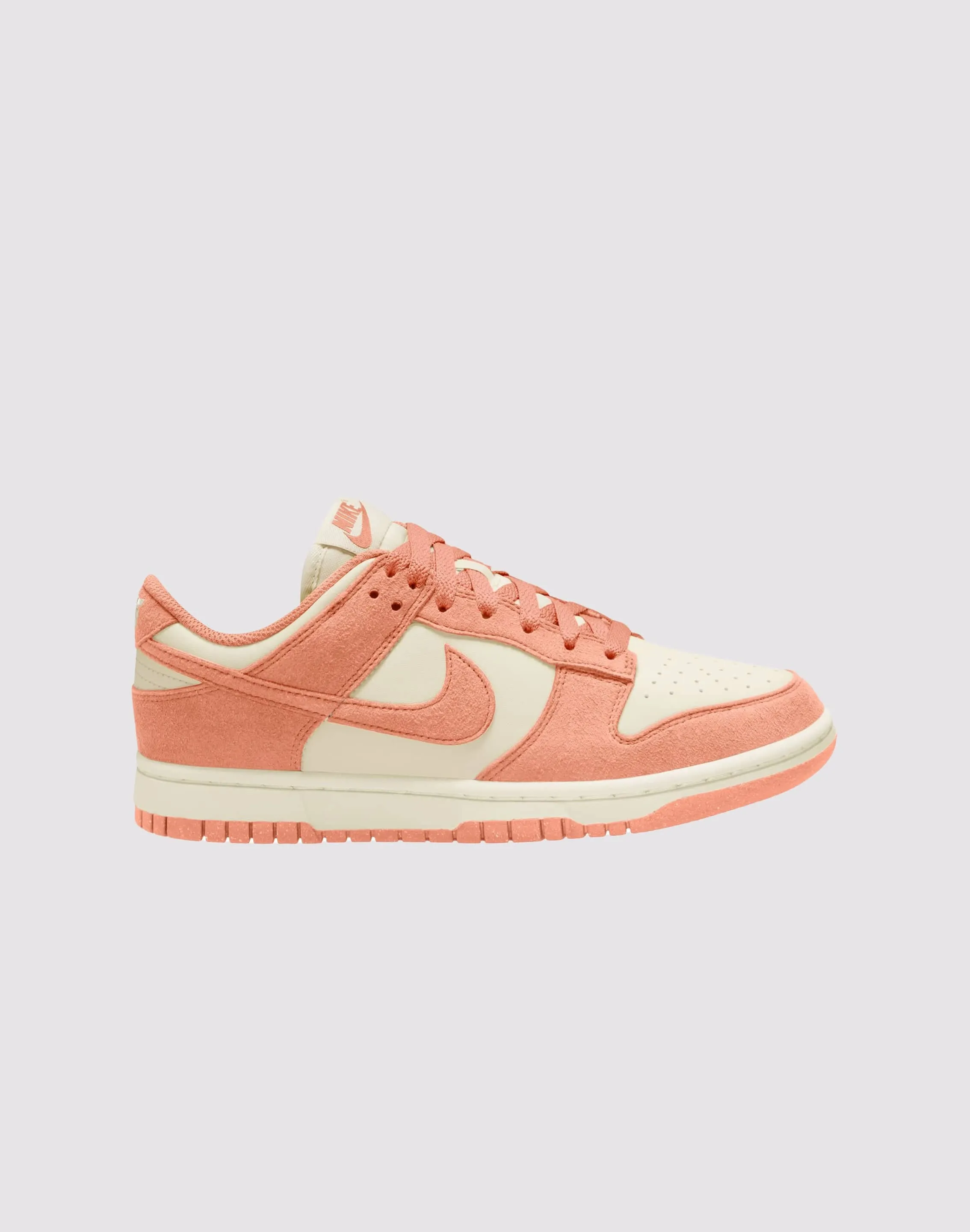 Nike Dunk Low "Soft Pearl/Apricot Agate/White" Lockdown Heel Counter Structural Hexagonal Tread