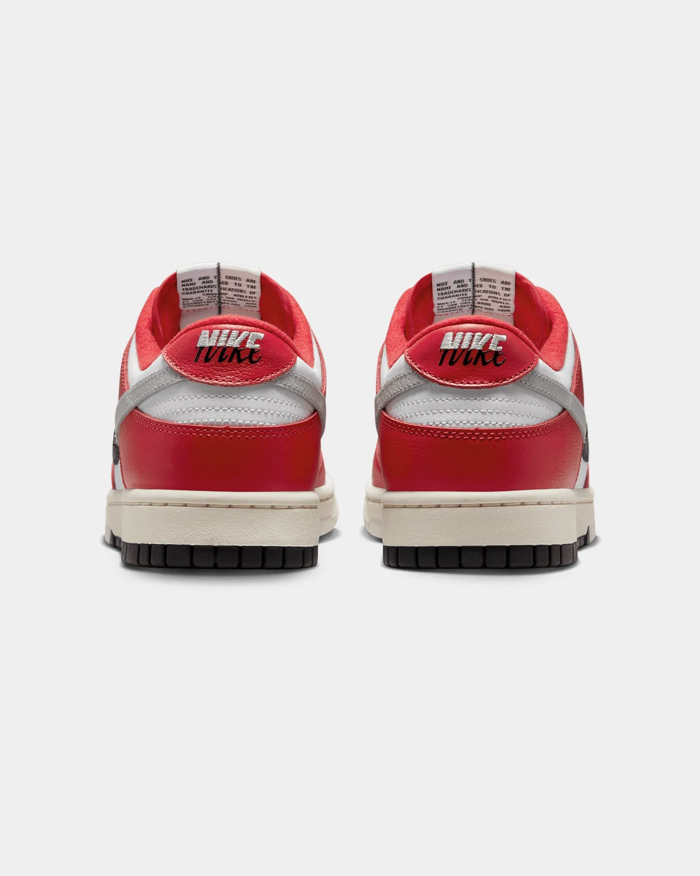 Nike Dunk Low Retro PRM "Chicago Split" University Red/Black/Light Silver/White Outfit Key Stable Core