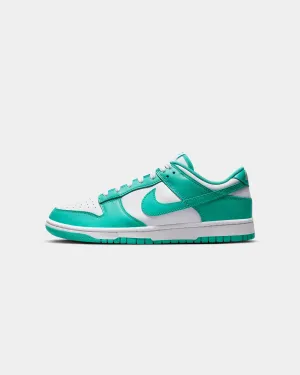 Nike Dunk Low Retro "Clear Jade" White/Clear Jade Pose Ready