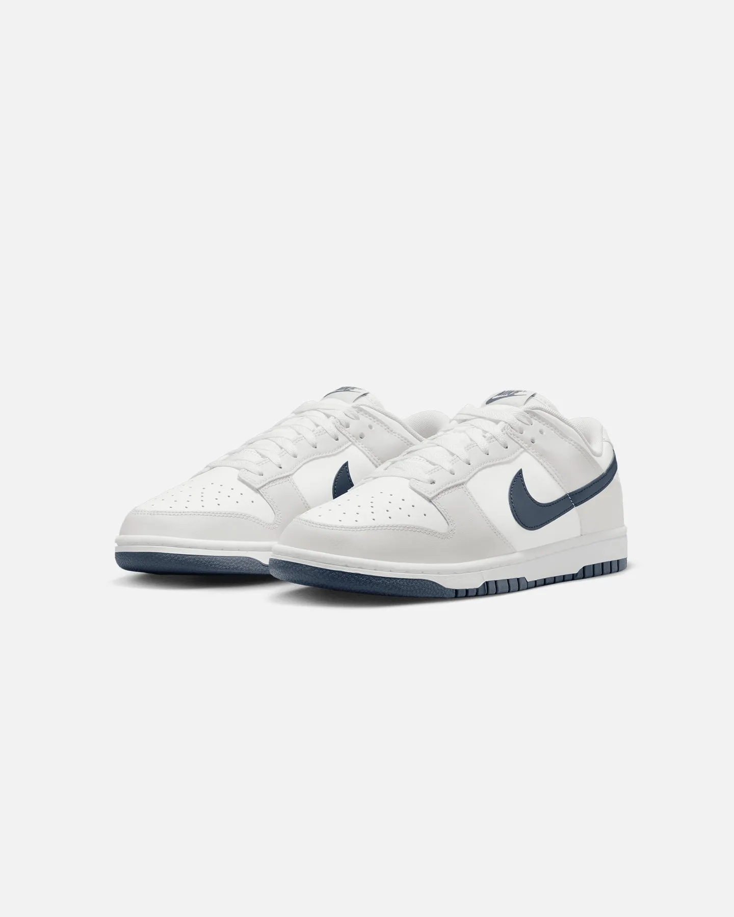 Nike Dunk Low Retro "Midnight Navy" Summit White/Midnight Navy Palm Base Petite Fit