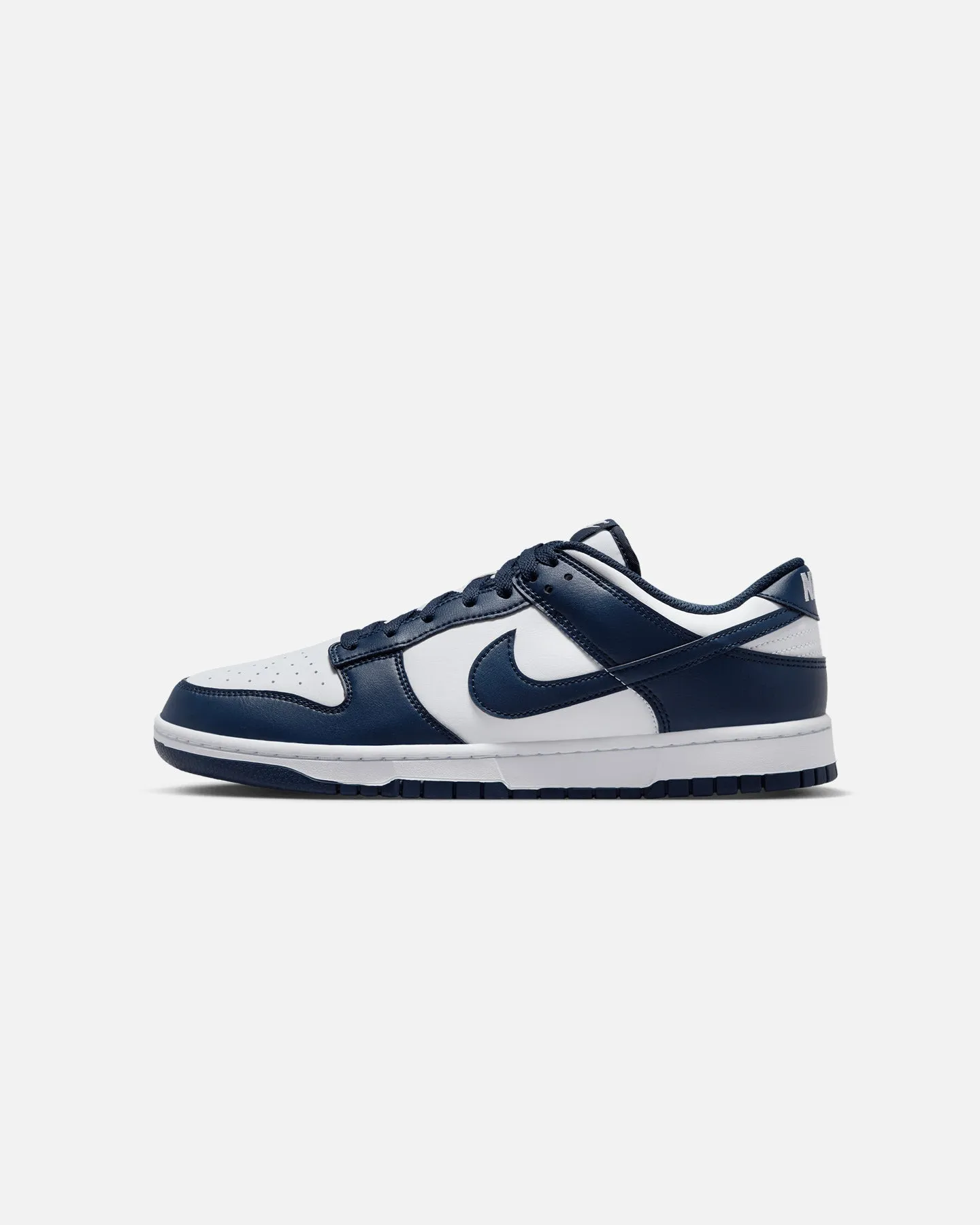 Nike Dunk Low Retro "Midnight Navy" White/Midnight Cool Tone Easy To Clean