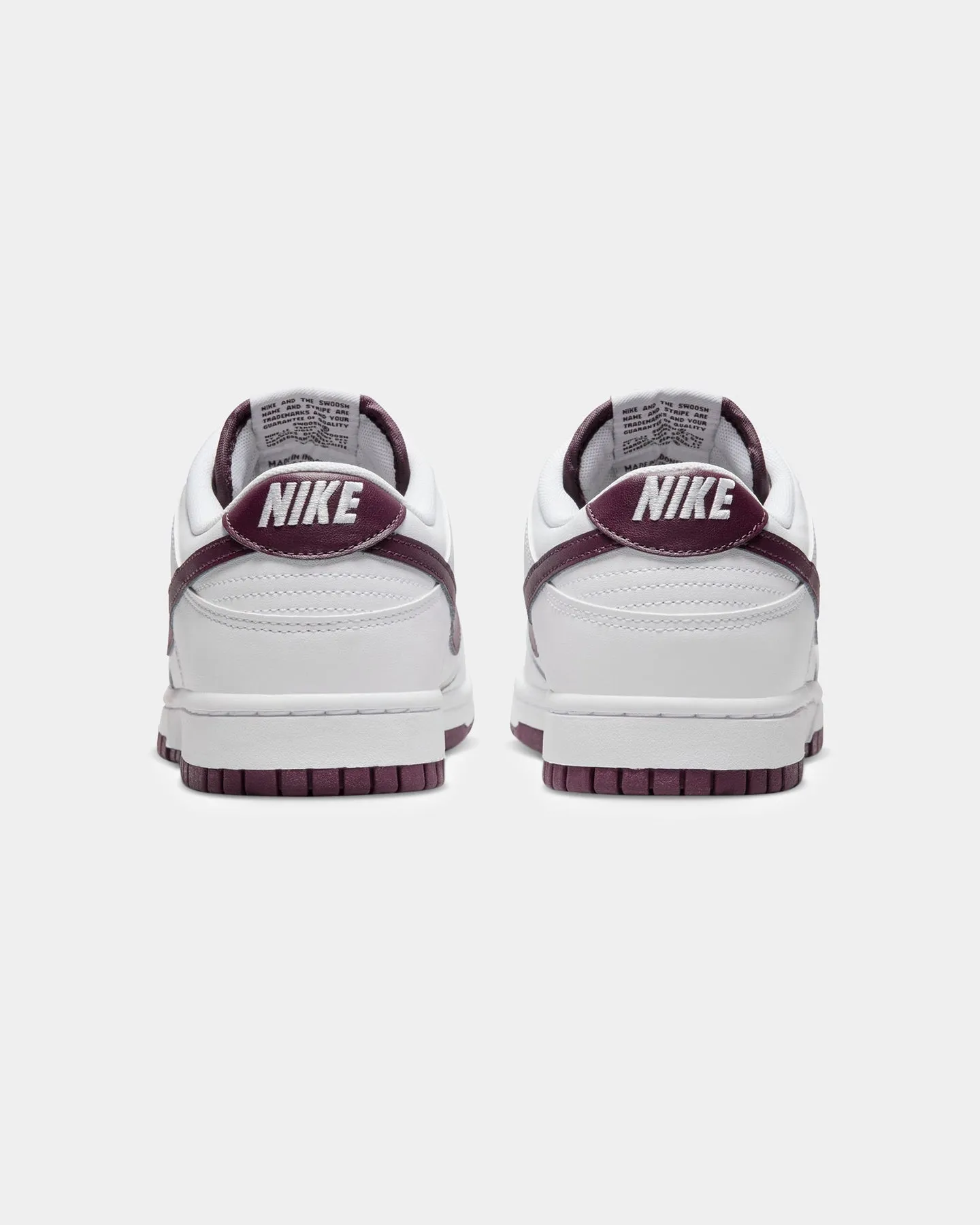 Viral Pop Nike Dunk Low Retro "Night Maroon" White/Night Maroon