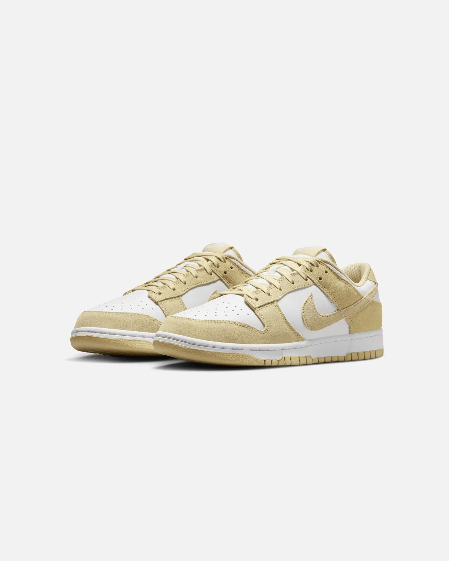 Nike Dunk Low Retro SE 'Team Gold Suede' White/Gold Durability Contrasting Colors