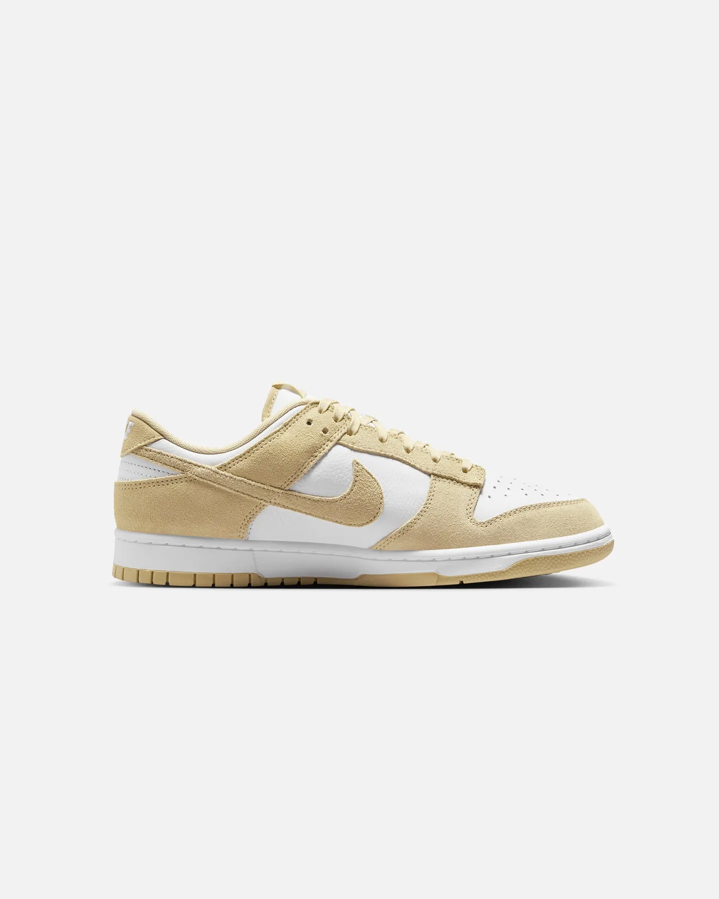 Nike Dunk Low Retro SE 'Team Gold Suede' White/Gold Energy Run Aramid Fiber Reinforcement