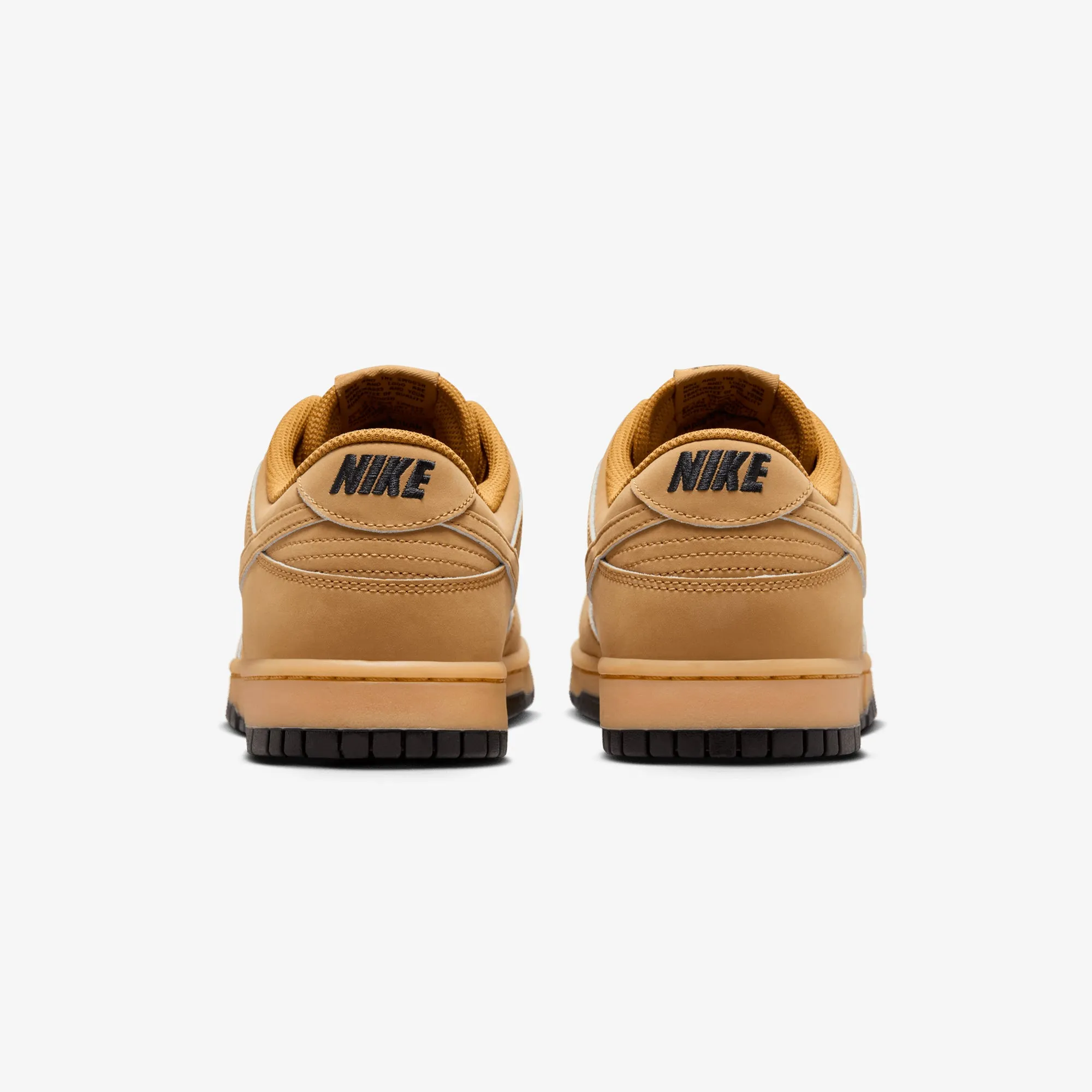 NIKE | DUNK LOW RETRO SE { WHEAT/WHEAT-GUM YELLOW-BLACK Quick Drying Technology Agile
