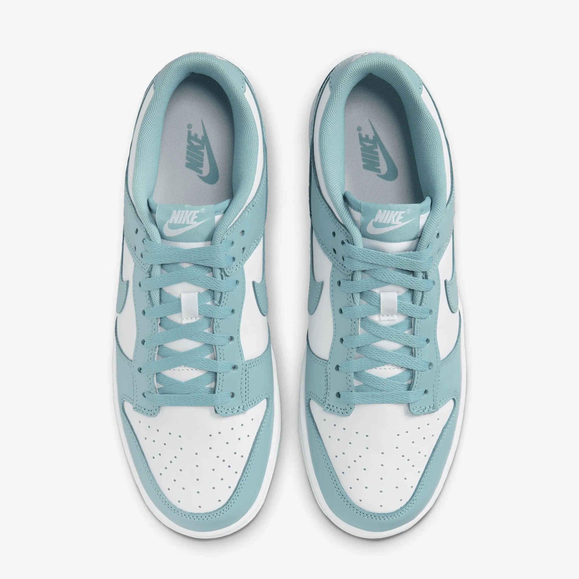 Sleek Comfort Smart Lifestyle NIKE | DUNK LOW RETRO { WHITE/DENIM TURQ