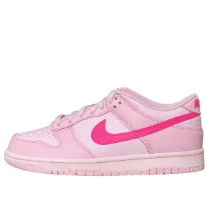 Nike Dunk Low Triple Pink GS Impact Diffusing Design Sweat Control