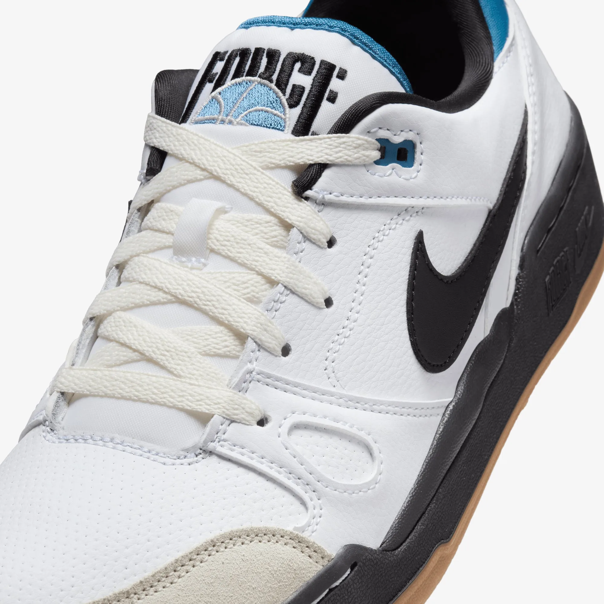 NIKE | FULL FORCE LOW { WHITE/BLACK-PHANTOM-AEGEAN STORM Rapid Steps Peak Fit