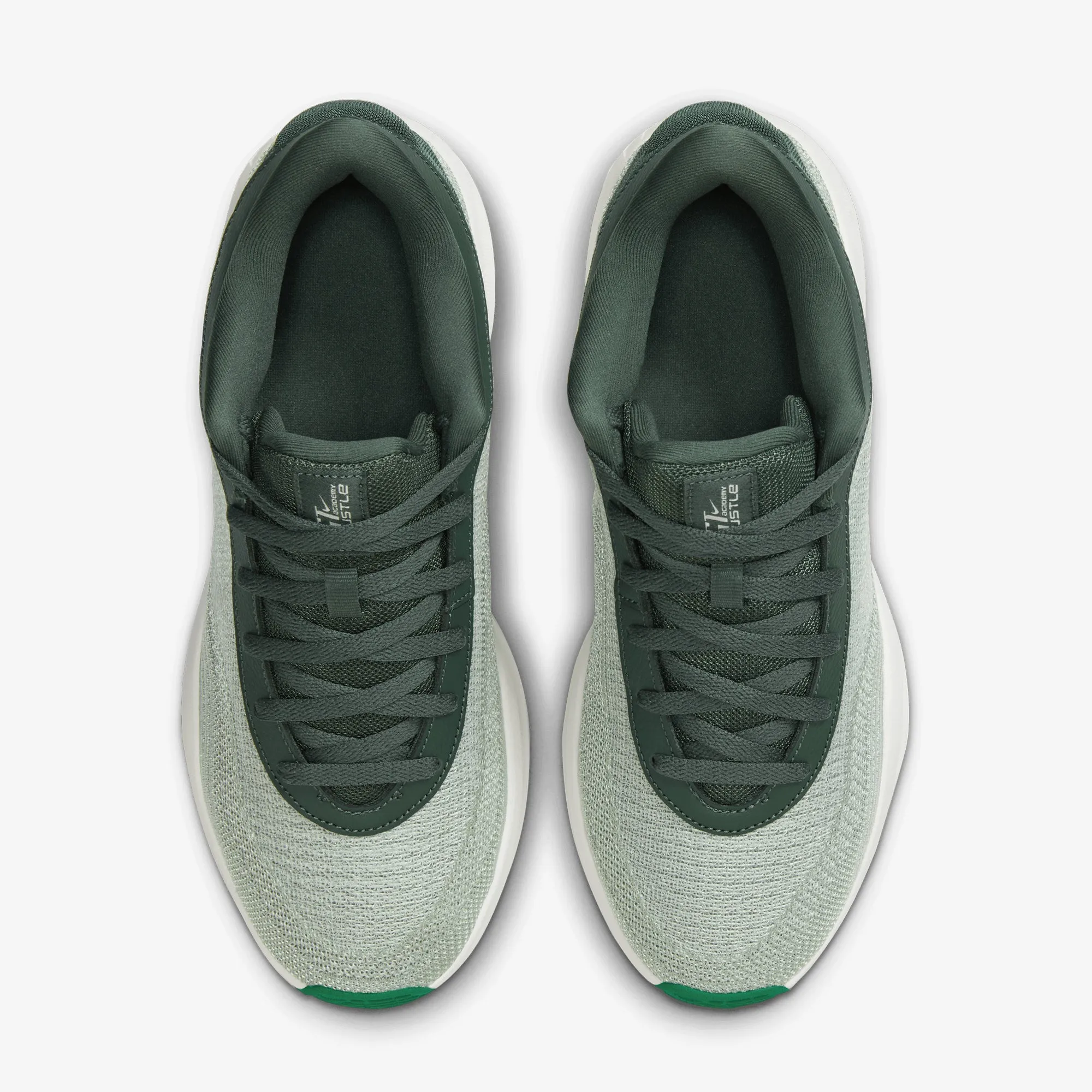 NIKE | G.T. HUSTLE ACADEMY EP { VINTAGE GREEN/SAIL-STADIUM GREEN Recycled Polyester Fabric Light Fabric