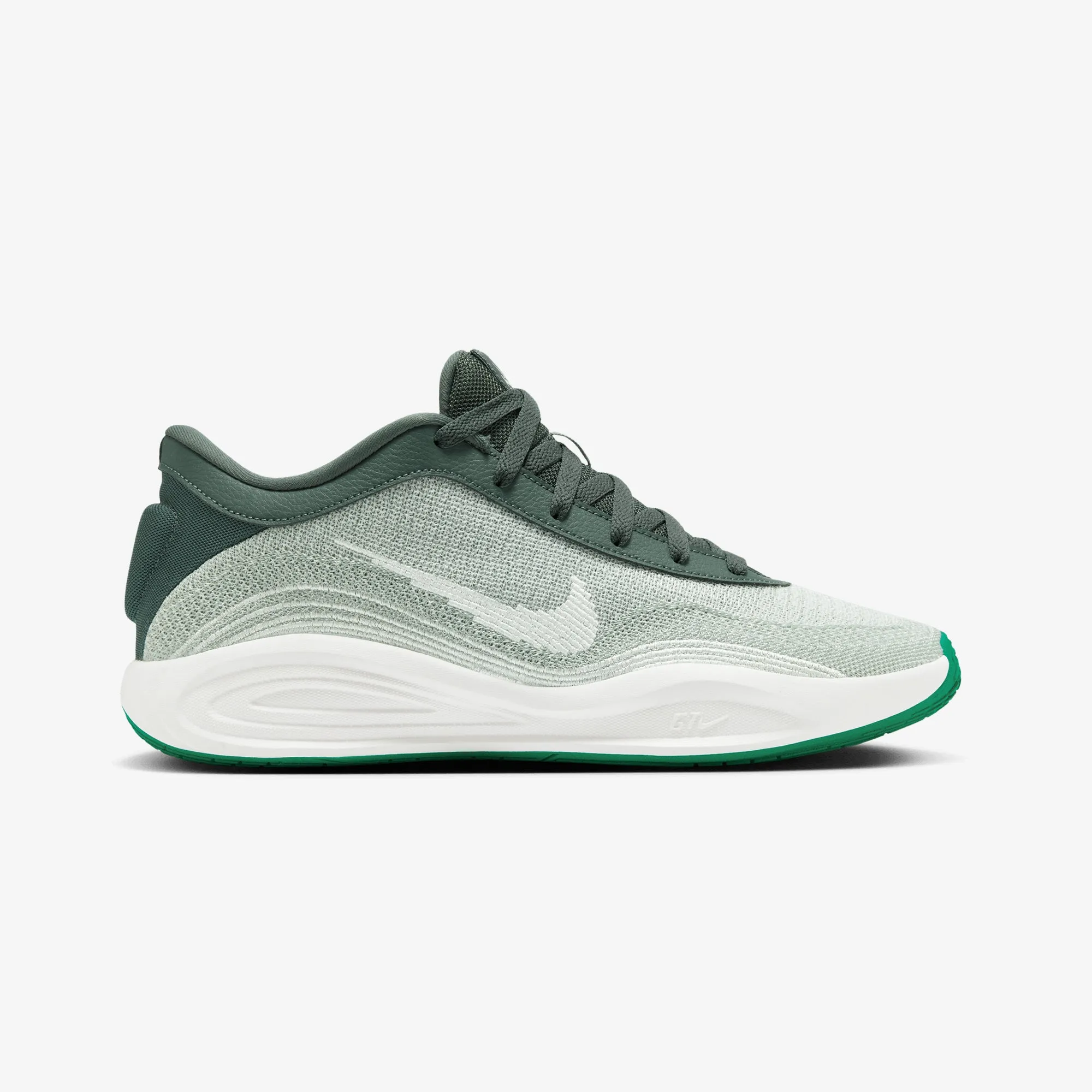NIKE | G.T. HUSTLE ACADEMY EP { VINTAGE GREEN/SAIL-STADIUM GREEN Jump High