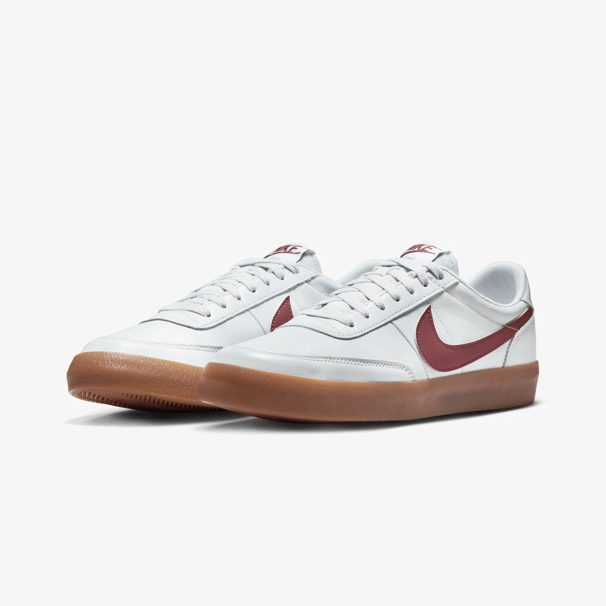 Nike | KILLSHOT 2 LEATHER { PURE PLATINUM/DARK TEAM RED Light Jog Endurance Ready
