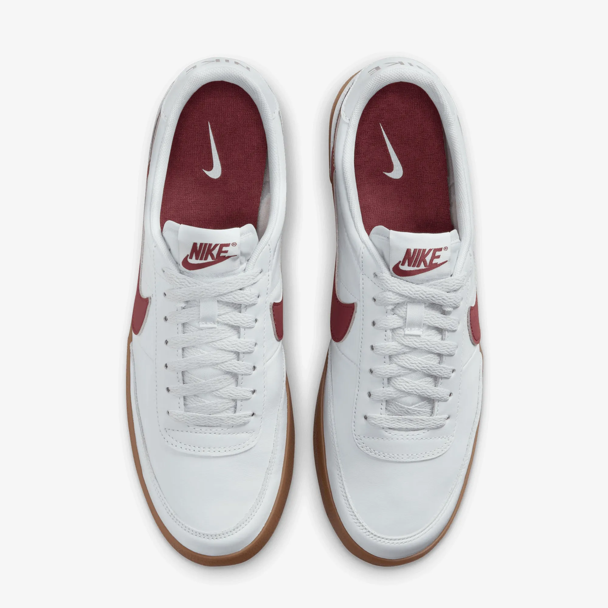 CanvasUpper Nike | KILLSHOT 2 LEATHER { PURE PLATINUM/DARK TEAM RED