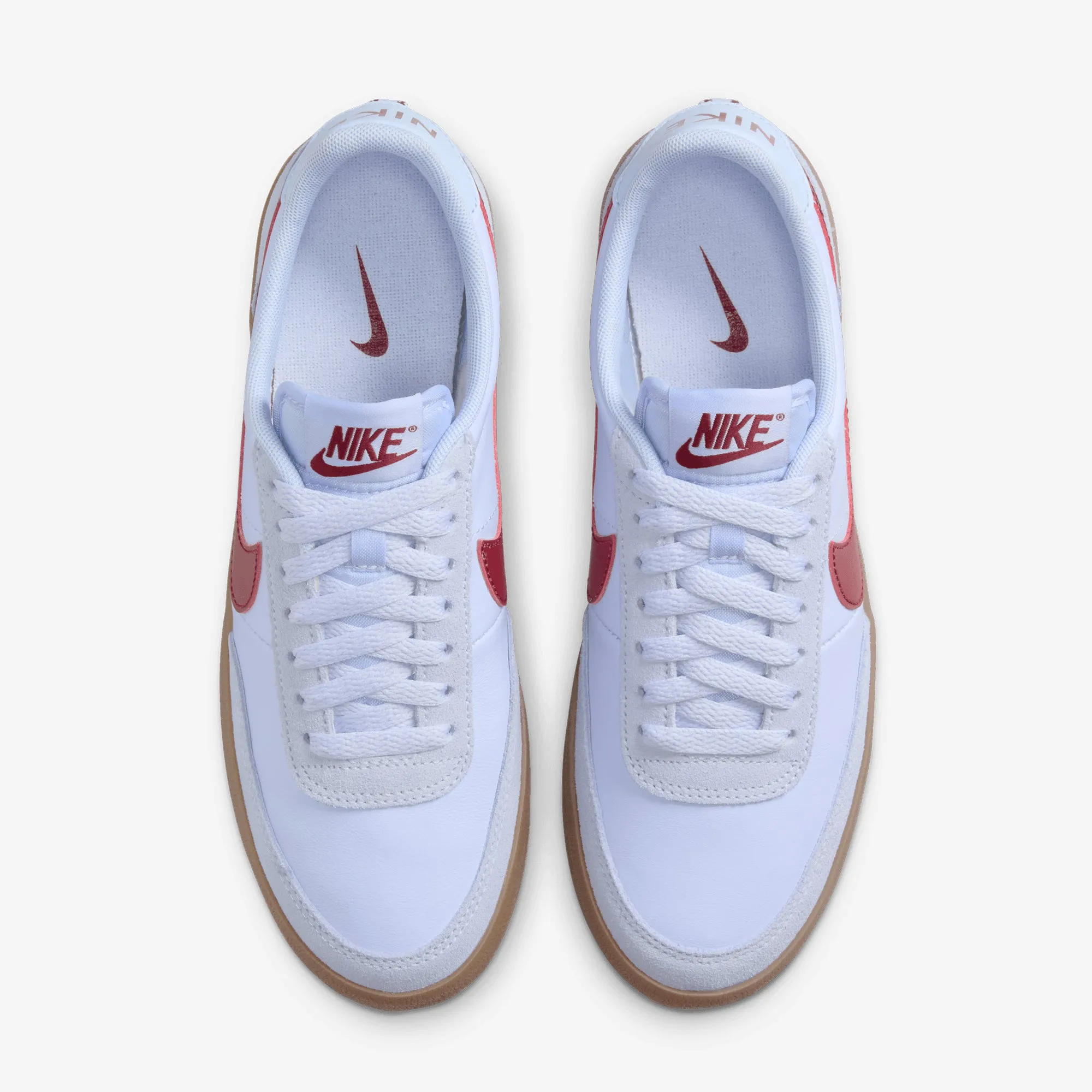 Wide Toe Box Engineering Nike | KILLSHOT 2 LEATHER  { ROYAL TINT/TEAM RED-GUM MED BROWN-WHITE