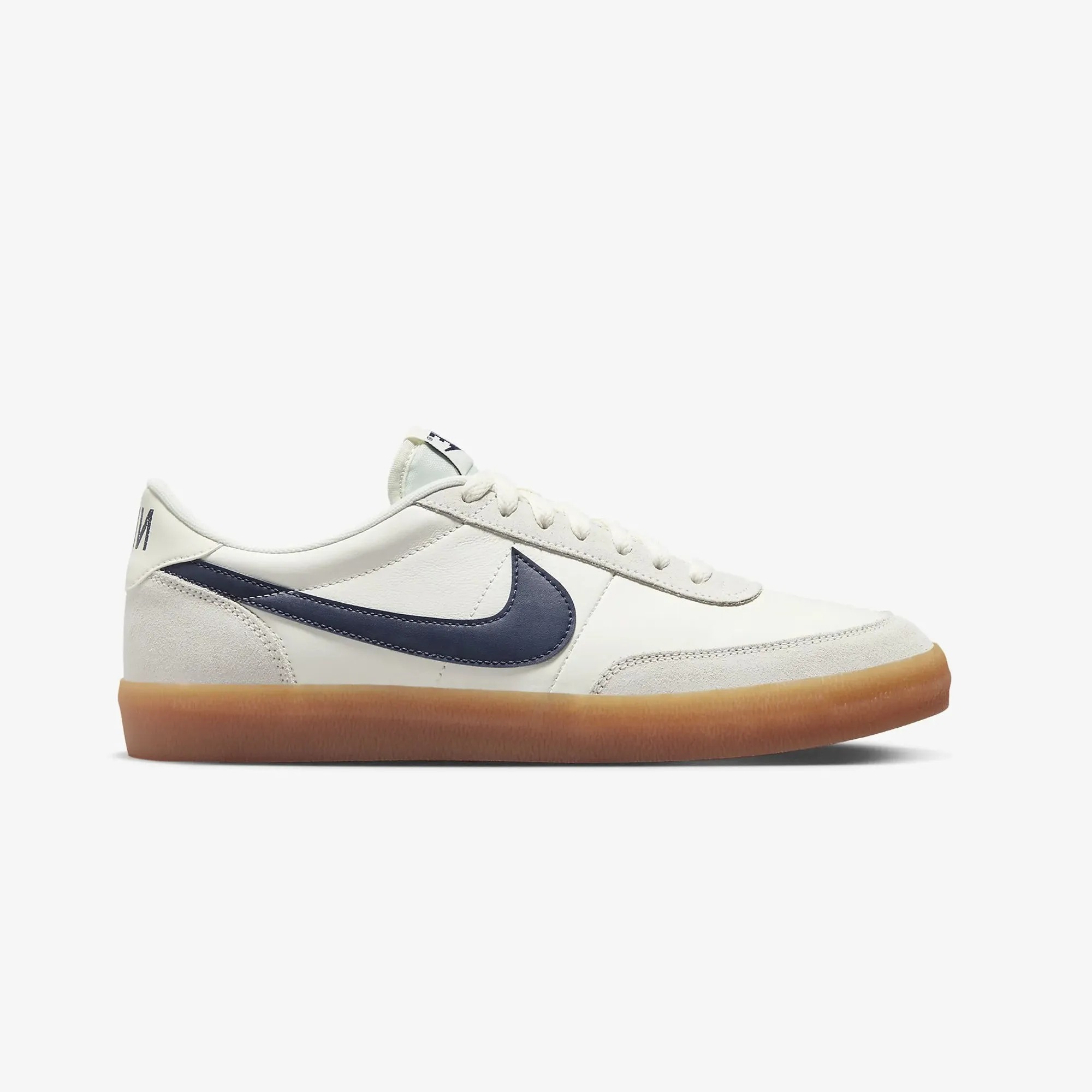 Nike | KILLSHOT 2 LEATHER  { SAIL/MIDNIGHT NAVY-GUM YELLOW Soft Leather Finish Smooth Toe