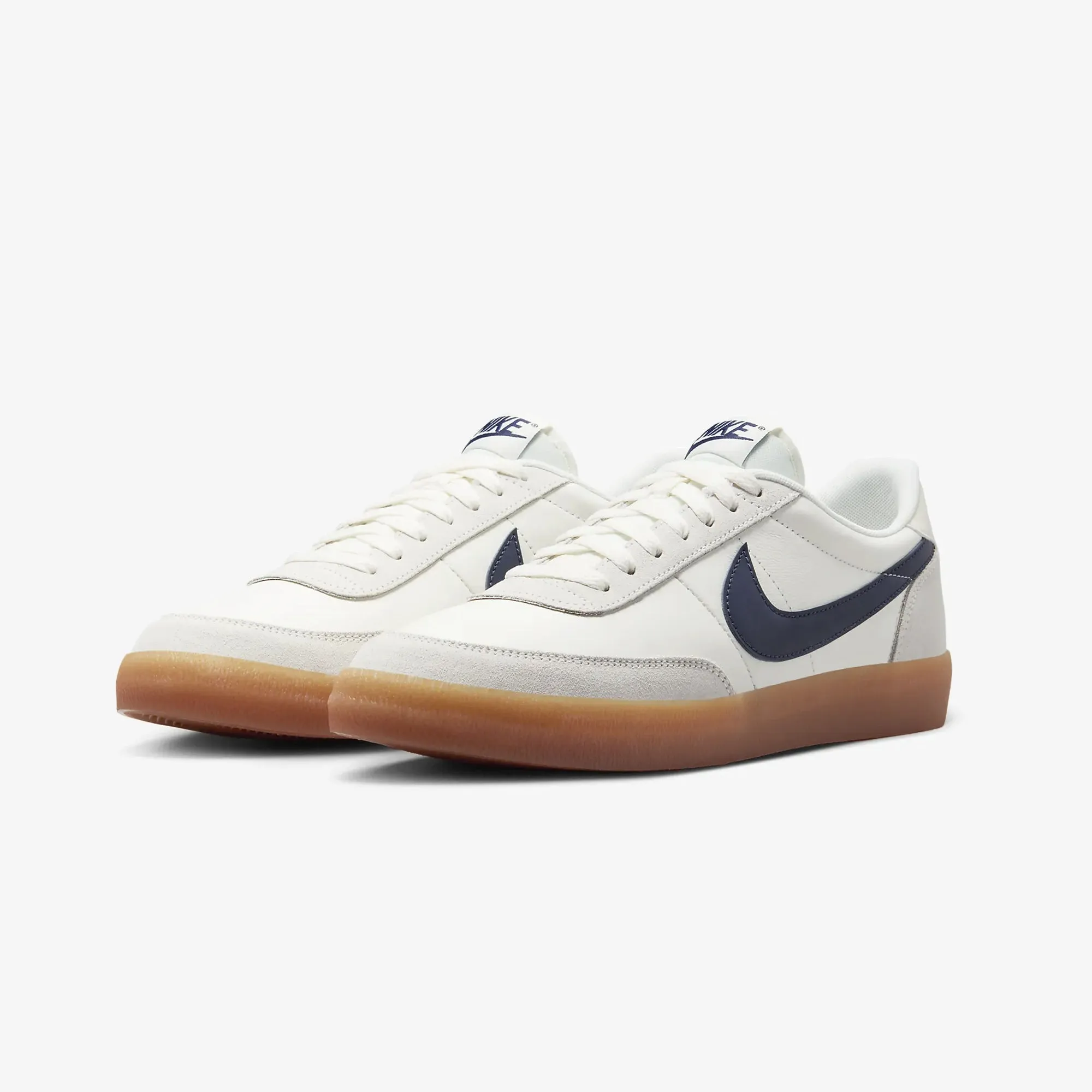 Nike | KILLSHOT 2 LEATHER  { SAIL/MIDNIGHT NAVY-GUM YELLOW Eco Friendly Construction