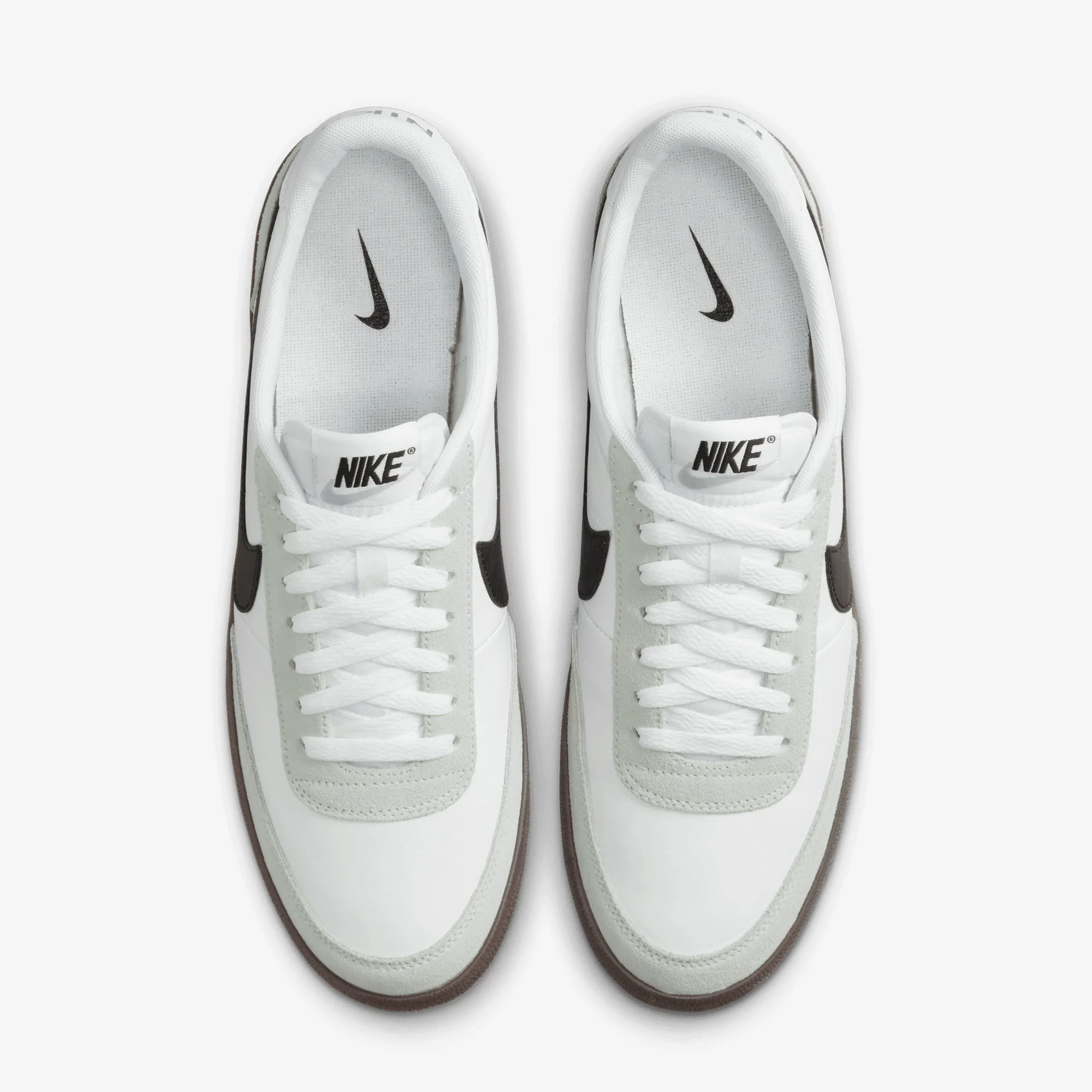 SoftMaterial Running Friendly NIKE | KILLSHOT 2 LEATHER { WHITE/BLACK-LIGHT SILVER-GUM DARK BROWN