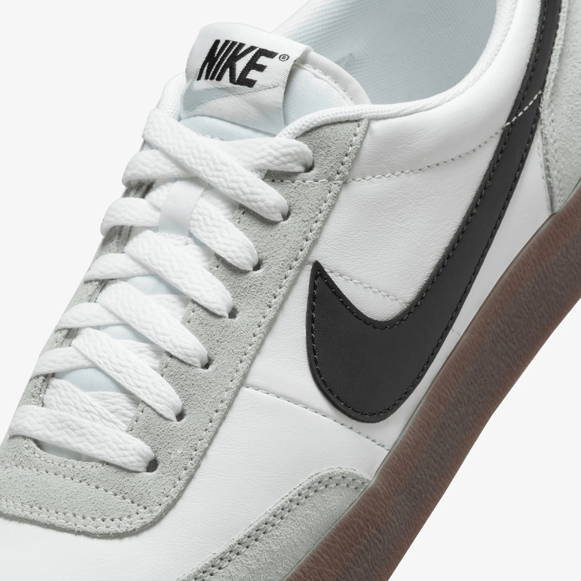 Comfy Step Active Motion NIKE | KILLSHOT 2 LEATHER { WHITE/BLACK-LIGHT SILVER-GUM DARK BROWN