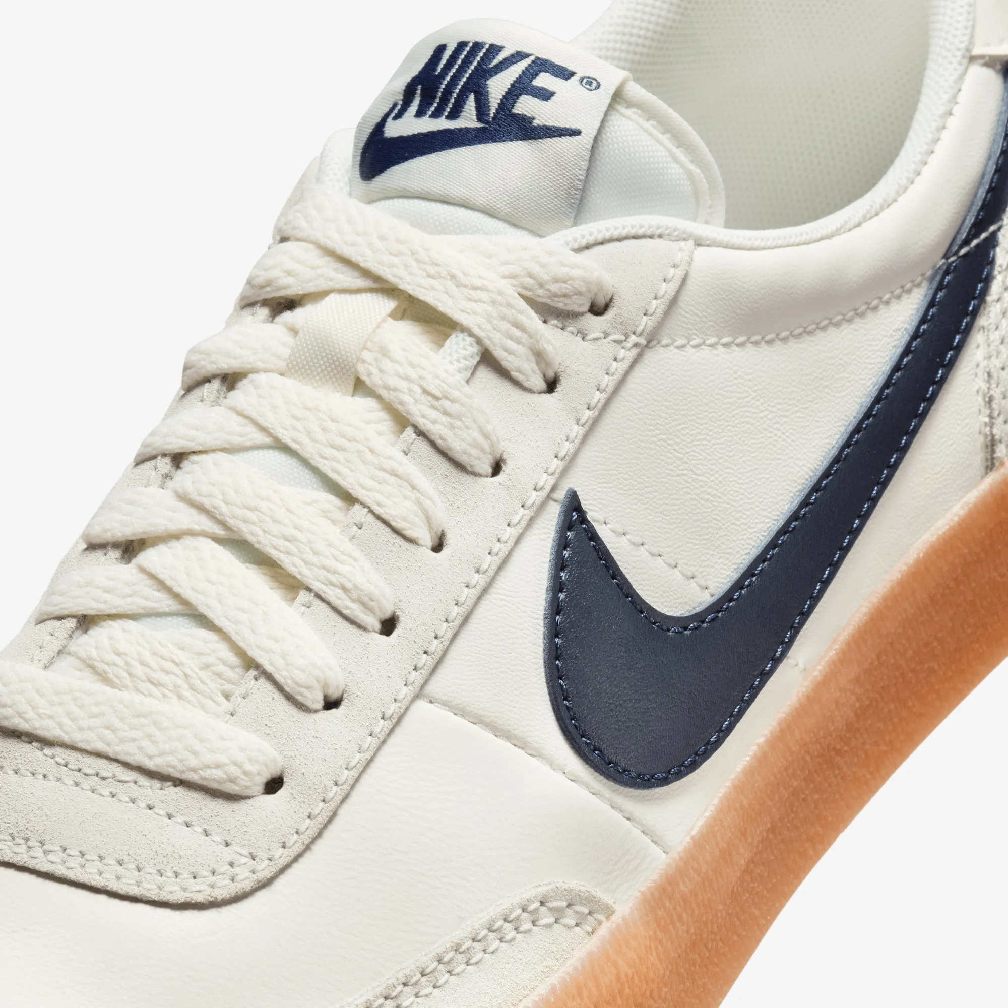 NIKE | KILLSHOT 2 { SAIL/MIDNIGHT NAVY-GUM YELLOW Quiet Ground Comfort Adjust