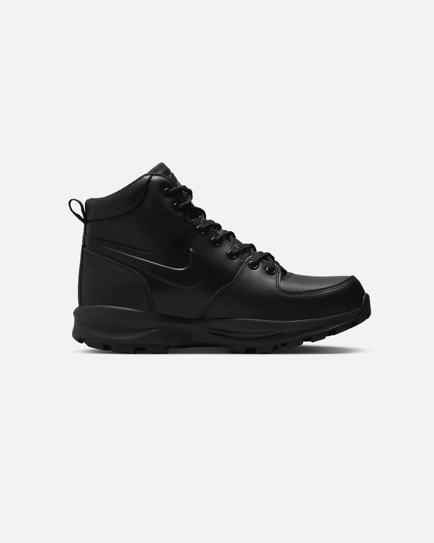 Nike Manoa Leather Black/Black Quick Drying Airport Travel