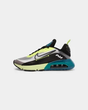 Nike Men's Air Max 2090 White/Black/Volt Padded