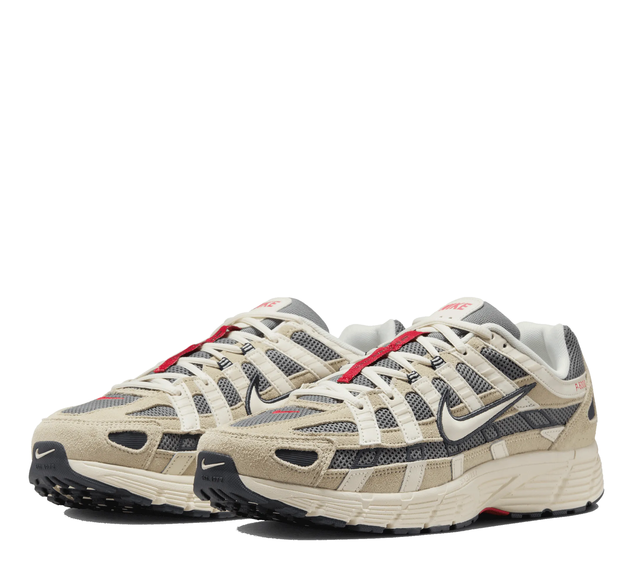 Dinner Look Fire Red Nike P-6000 "Pale Ivory"