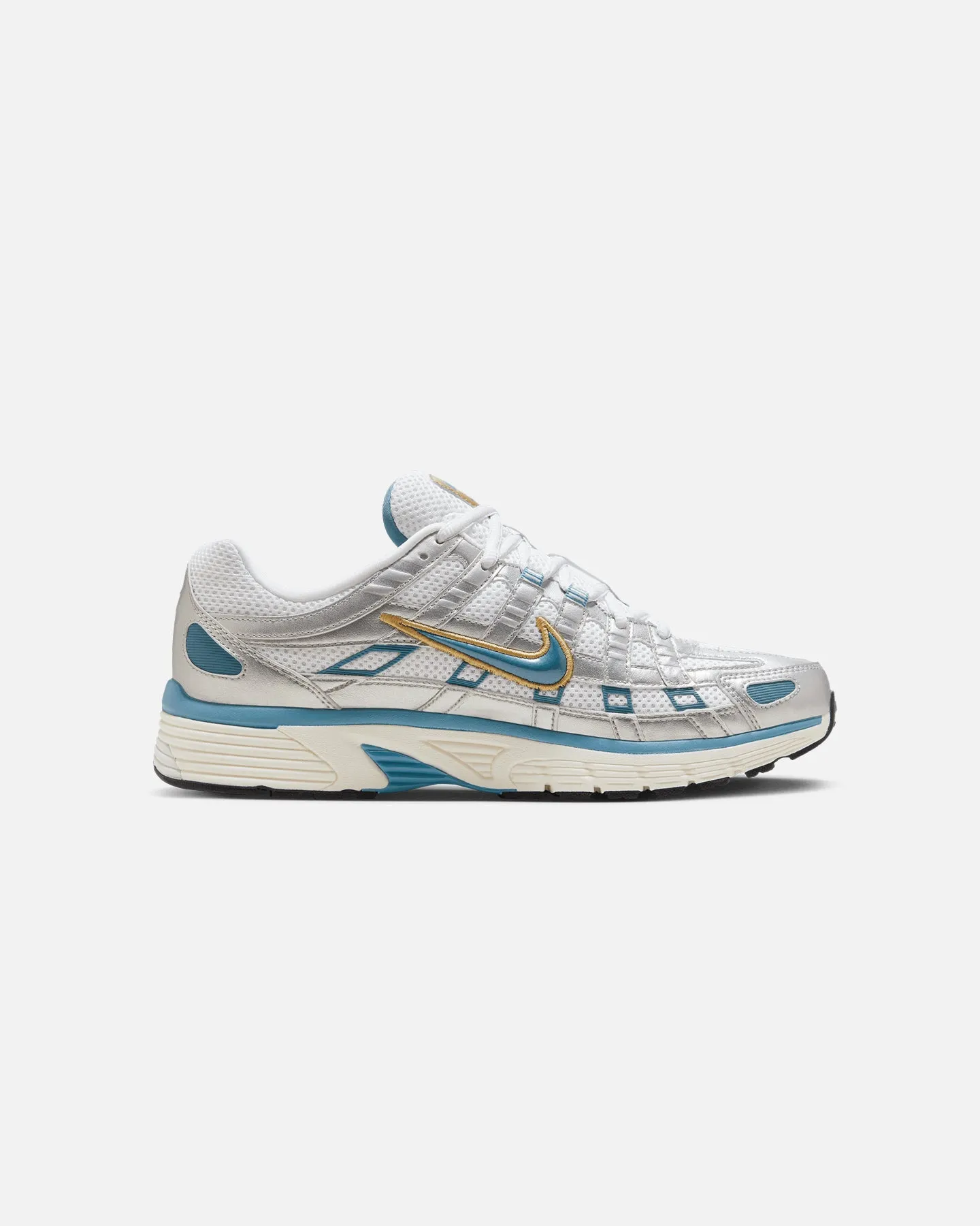 Peace Step Durable Build Nike P-6000 White/Aegean Storm