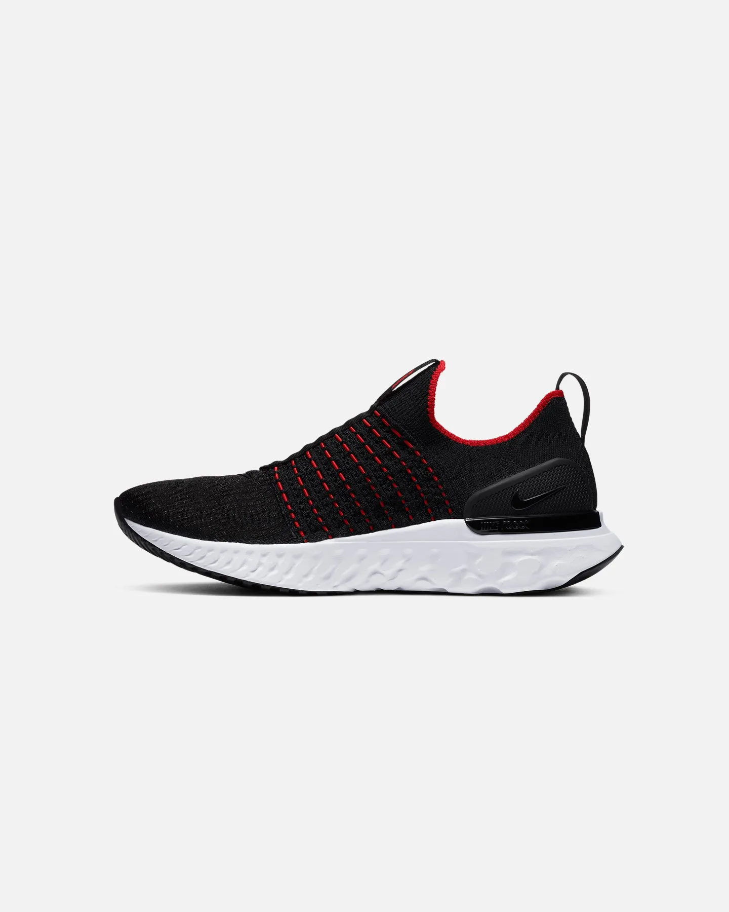 Nike React Phantom Run FlyKnit 2 Black/Red Casual cushioning Modern Outfit