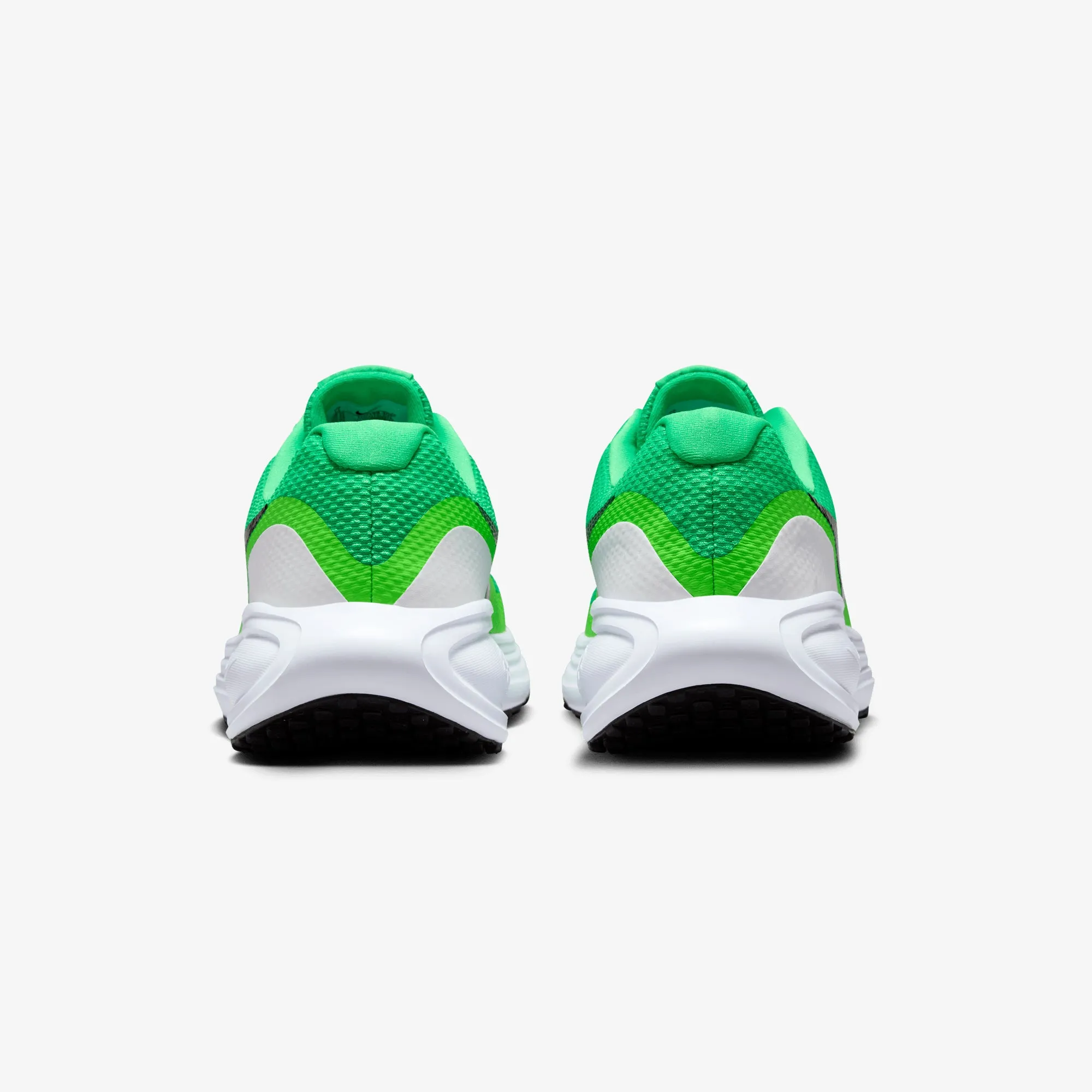 Nike | REVOLUTION 8 { GREEN SHOCK/BLACK-GREEN STRIKE-WHITE StreamlinedDesign