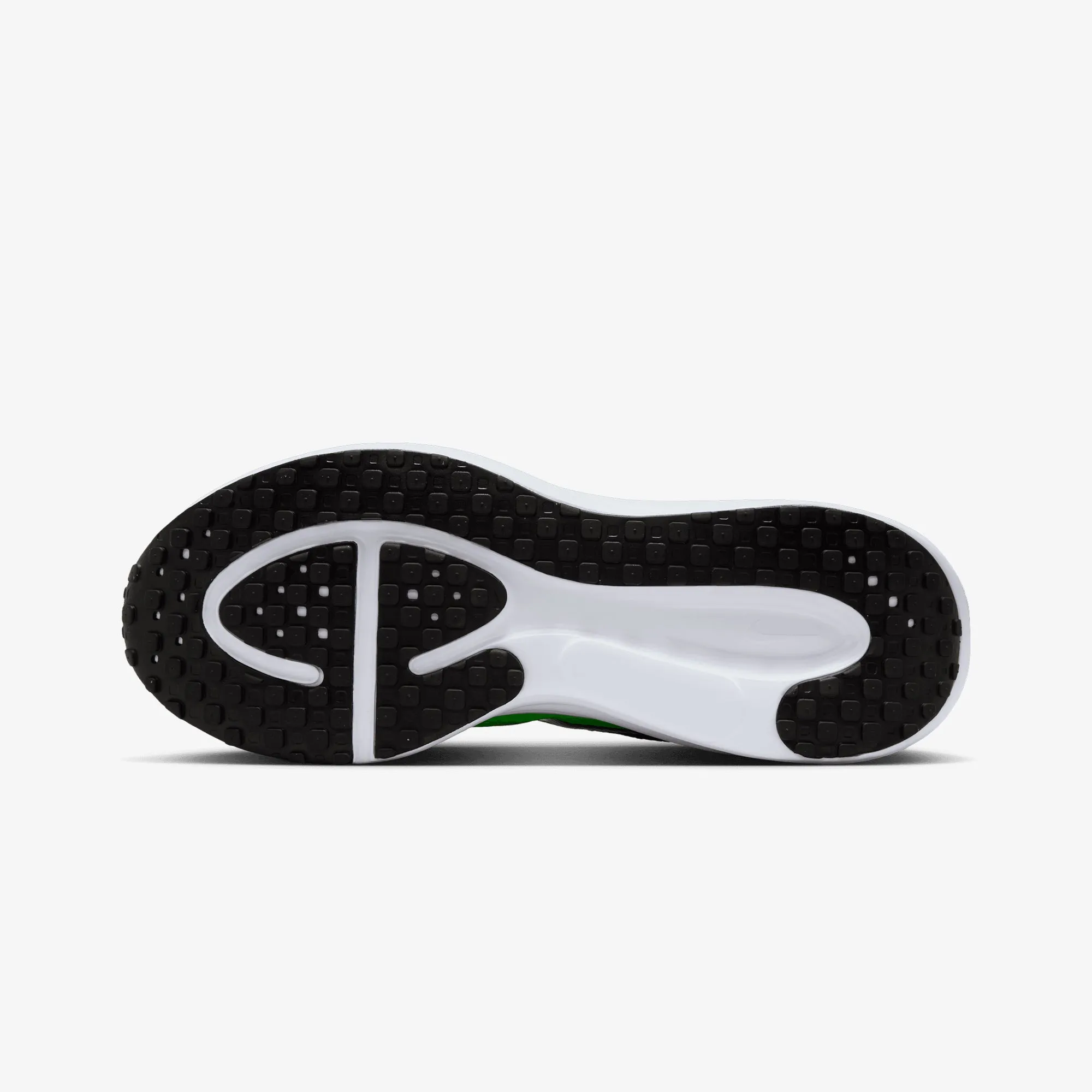 Bouncy Cushioning Flexible Groove Outsoles Nike | REVOLUTION 8 { GREEN SHOCK/BLACK-GREEN STRIKE-WHITE