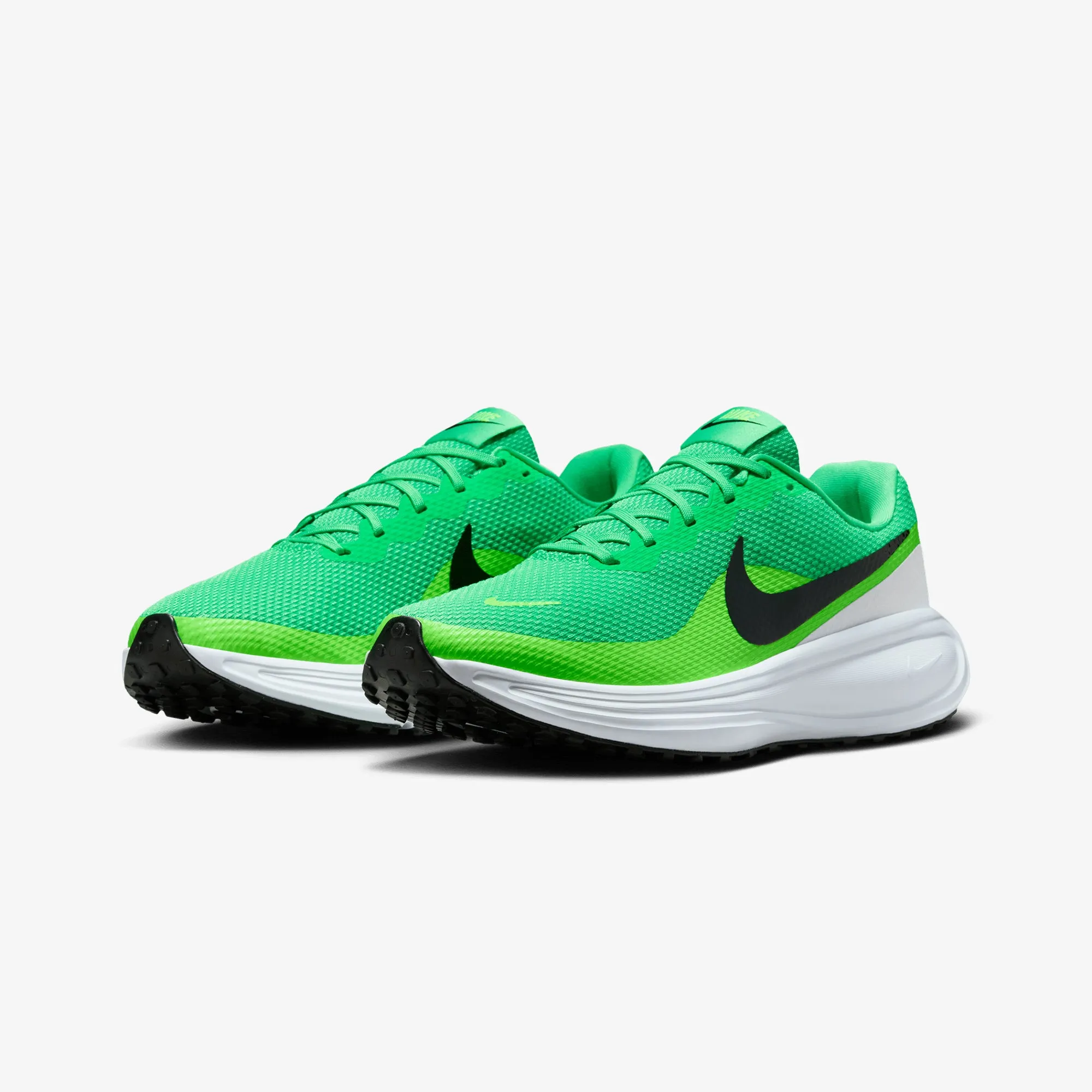 Nike | REVOLUTION 8 { GREEN SHOCK/BLACK-GREEN STRIKE-WHITE Street Classic